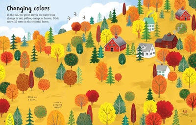 First Sticker Book Fall : Usborne
