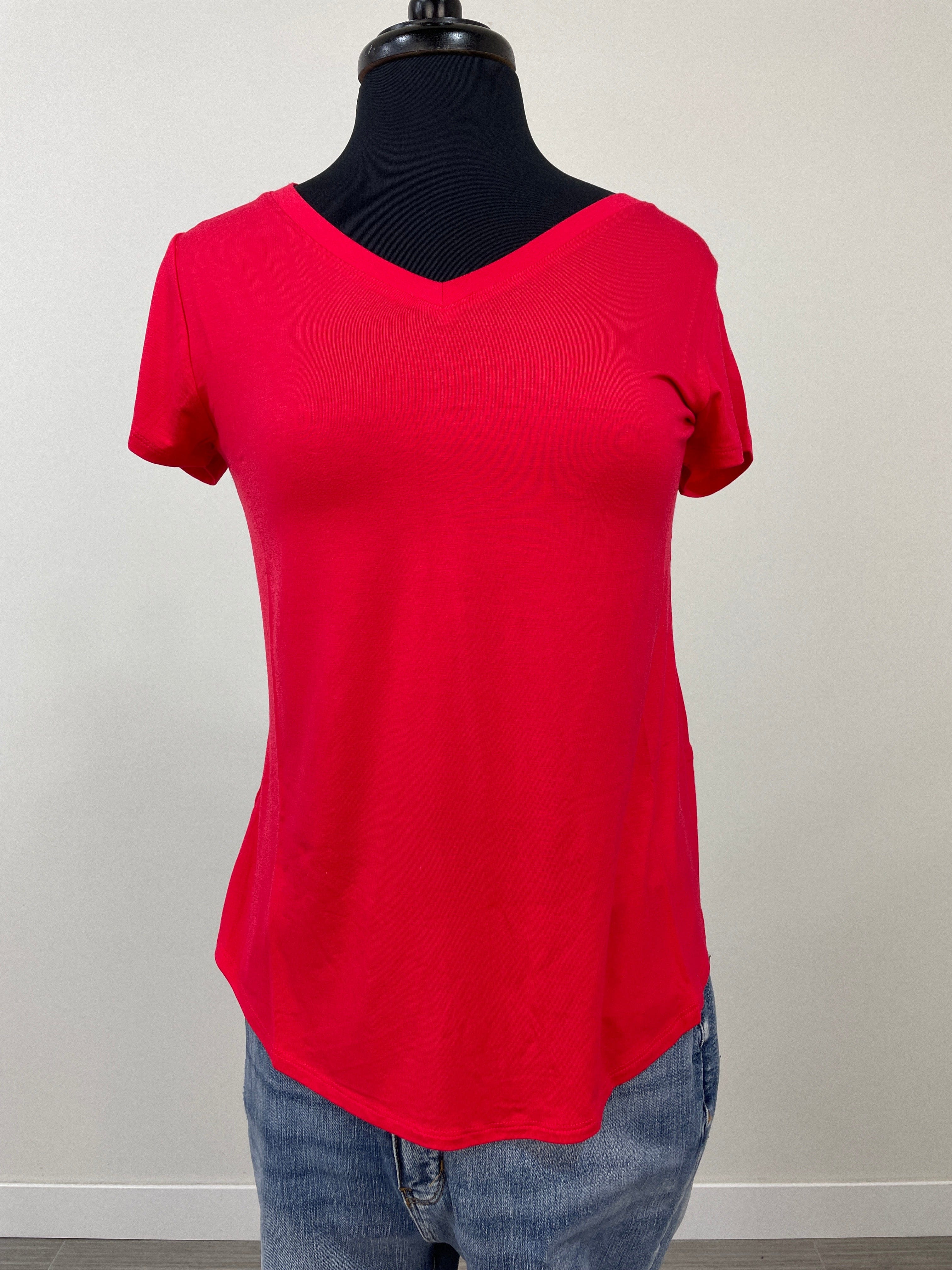Ruby V-Neck Short Sleeve Top