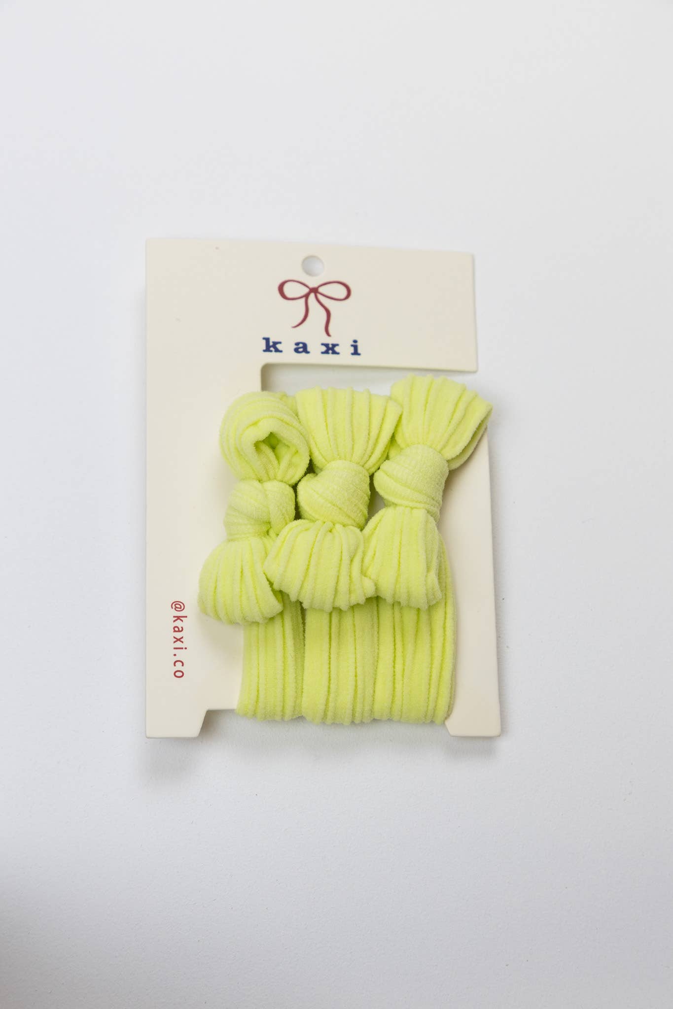BOW SLICK BACK HAIR TIES: DUSTY BLUE