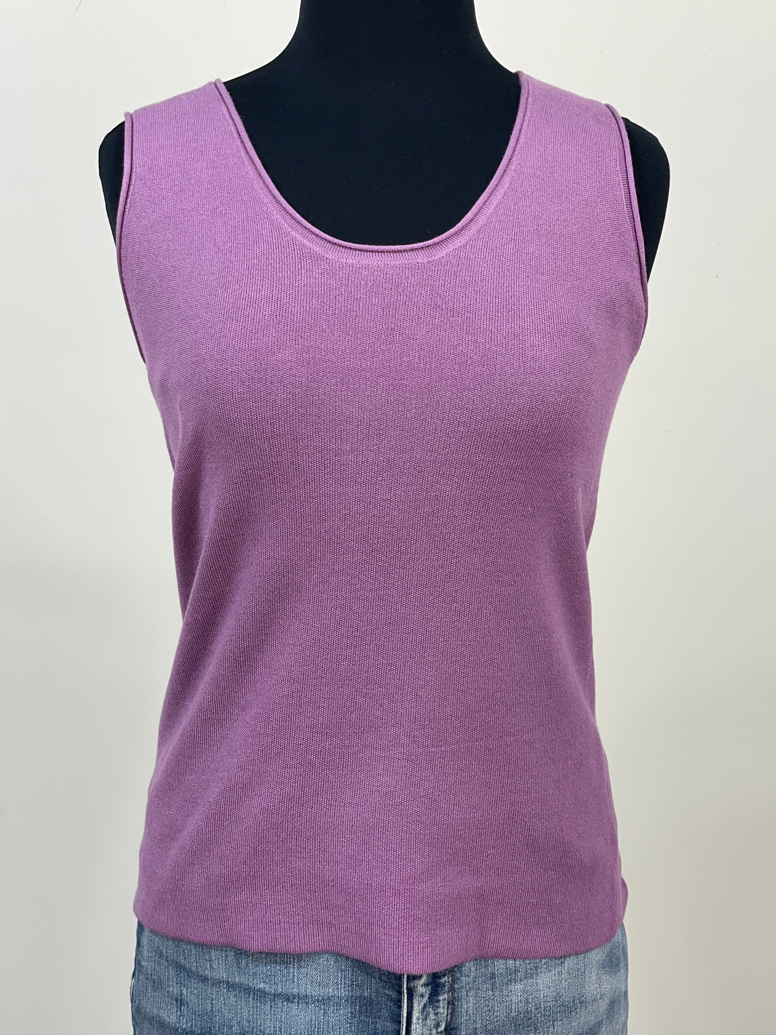 Orchid Scoop Neck Sleeveless Top