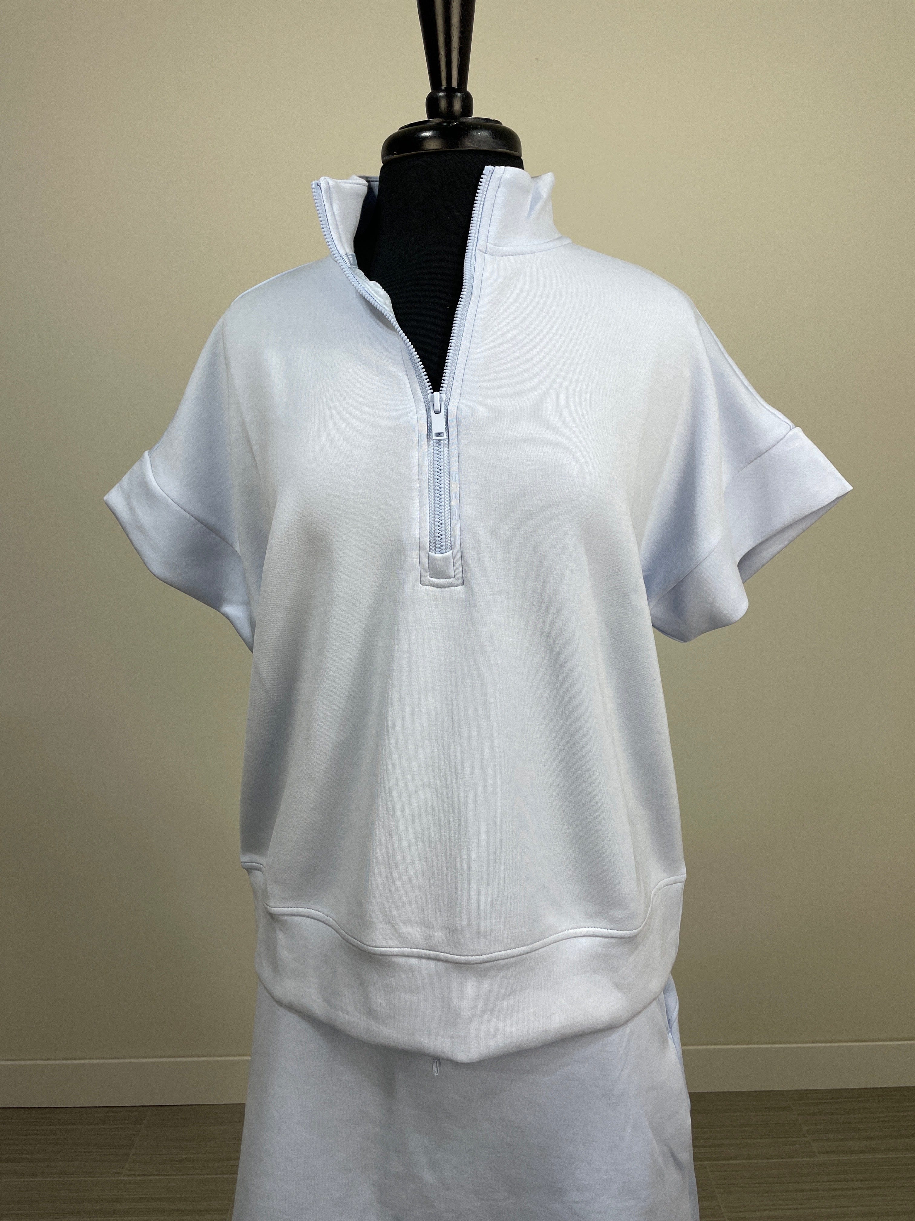 Frost Modal Quarter Zip Top