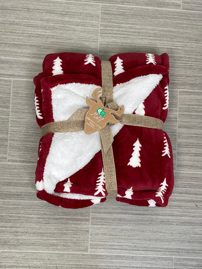 Christmas Tree Holiday Throw