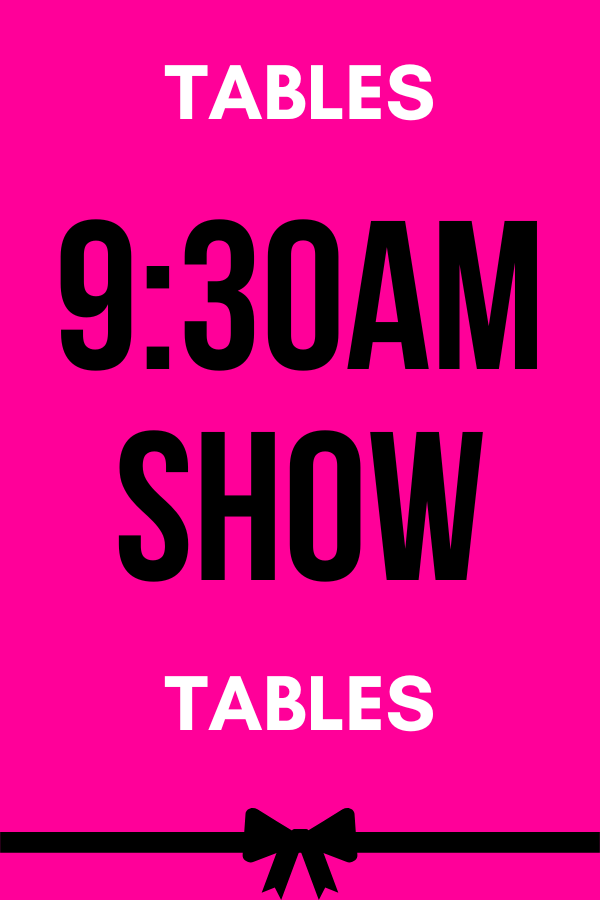 Holiday Fashion Show 2024 9:30 AM SHOW - Full Table Sales