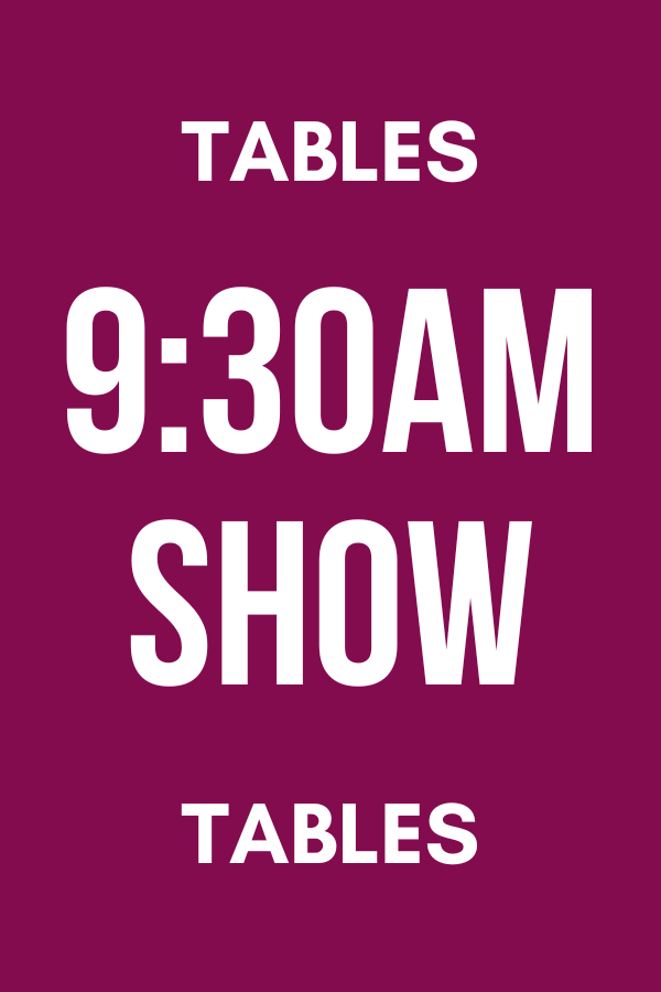 Holiday Fashion Show 2025 9:30 AM SHOW - Full Table Sales