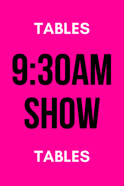 Spring Fashion Show 2025 9:30 AM SHOW - Full Table Sales