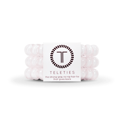 Spiral Hair Coils | Large | Rose Water Pink Hair Ties