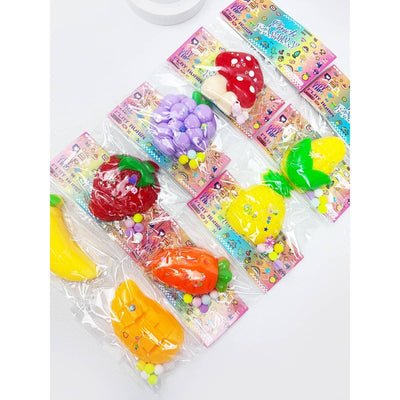 Assorted Fruit Pinch Squishy Toy