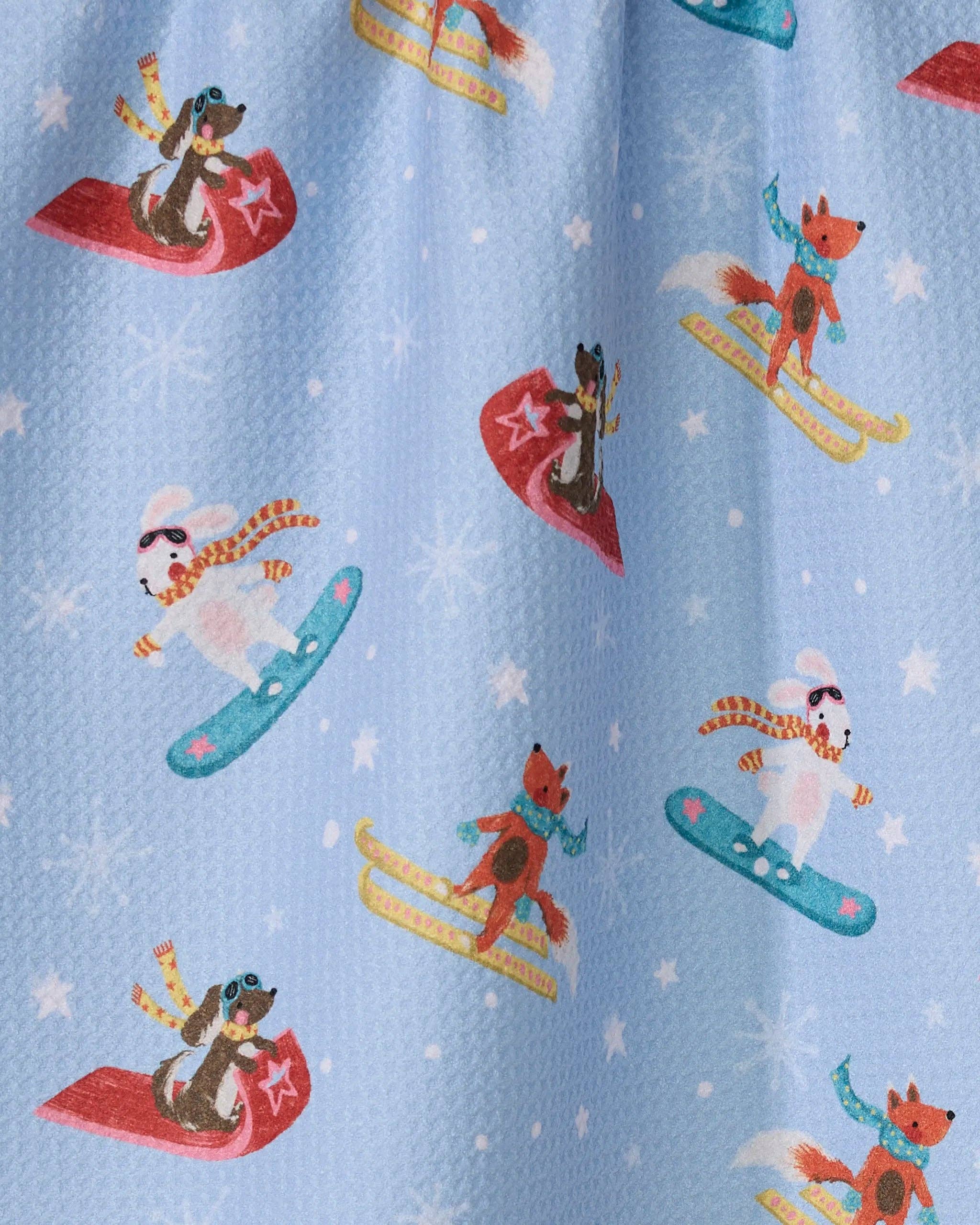 Winter Friends Tea Towel