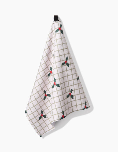 Merry And Plaid Tea Towel