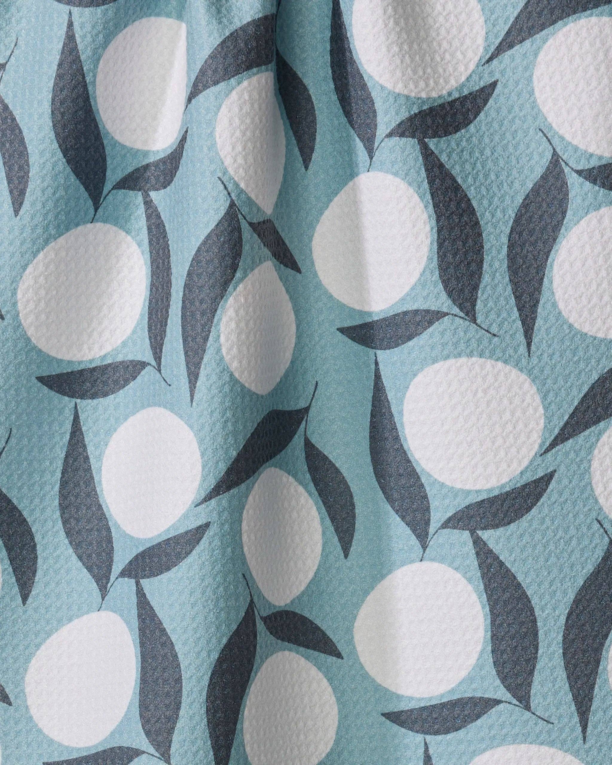 Geometry Bouncing Blooms Tea Towel
