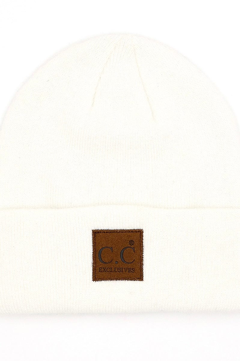 White Heather Classic CC Beanie