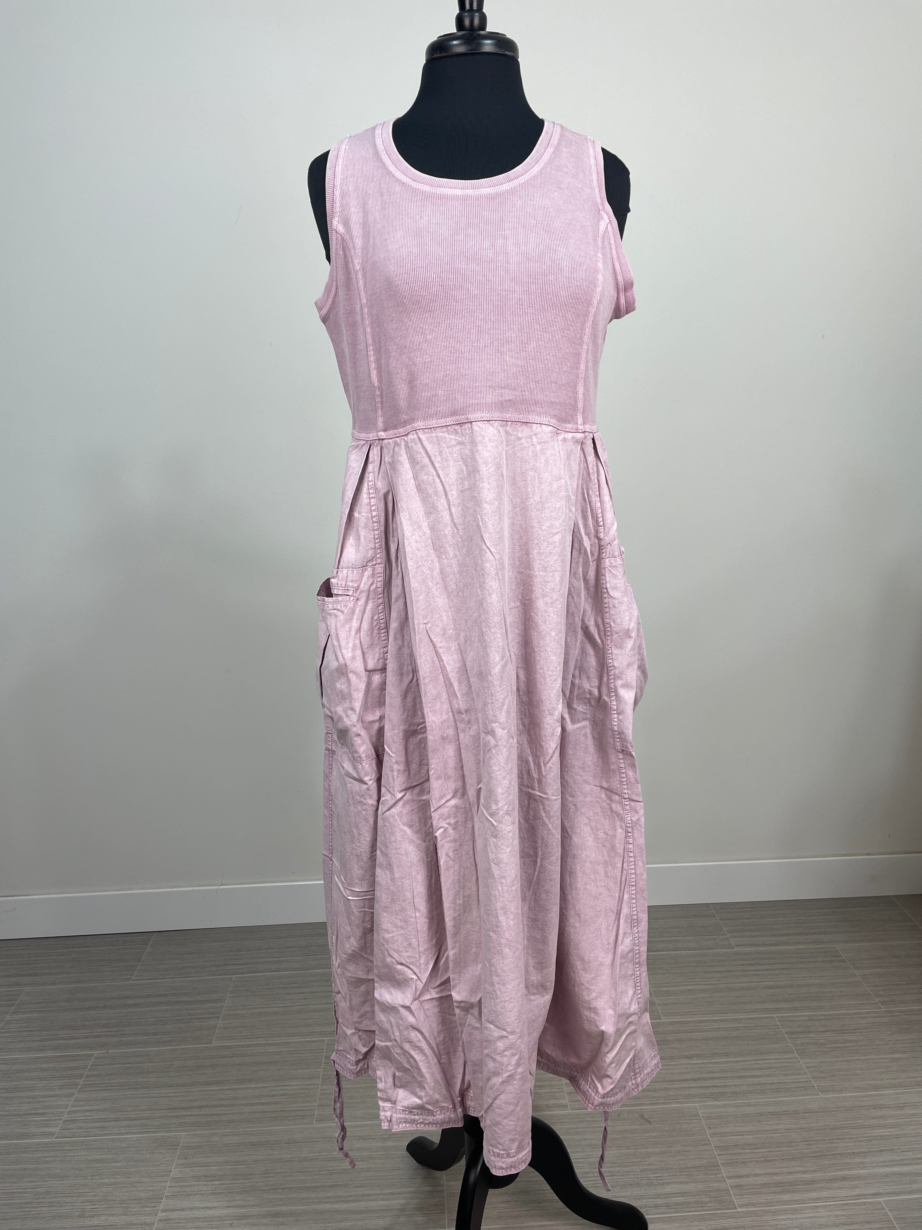 Mauve Cargo Maxi Dress