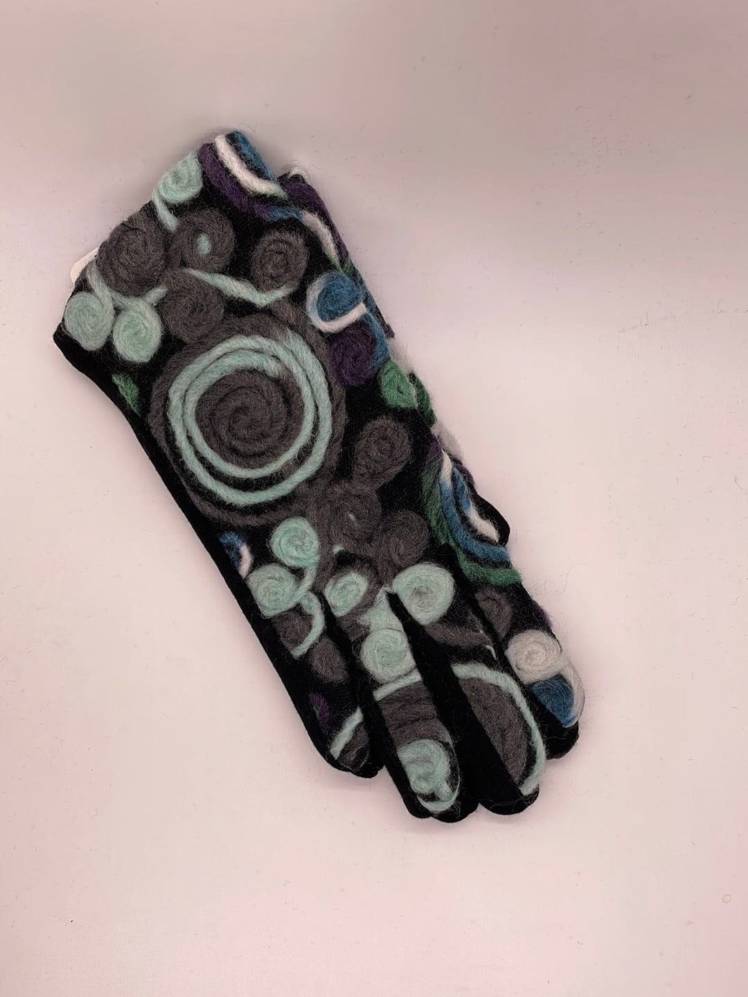 Teal Swirl Glove