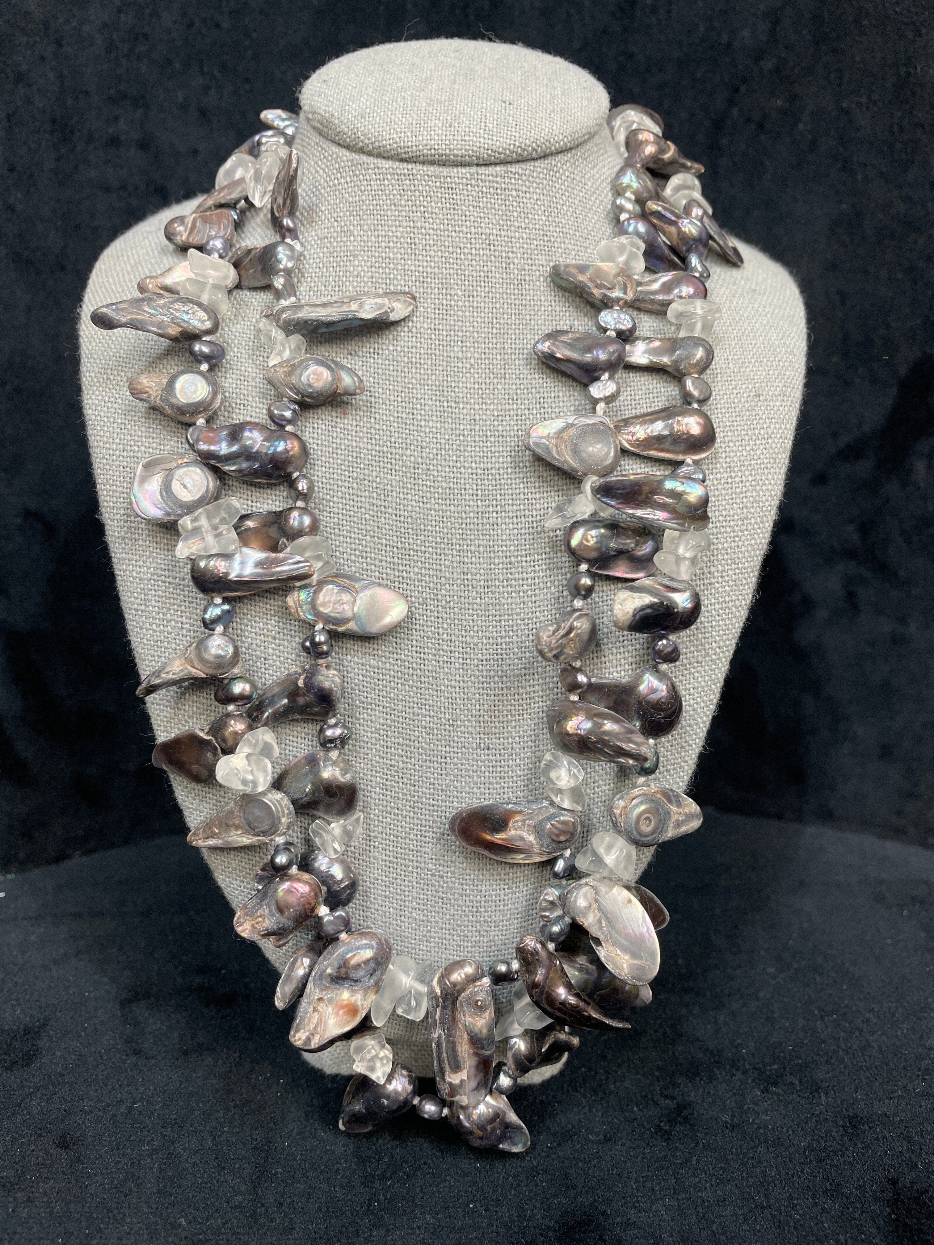 Black Pearl Necklace