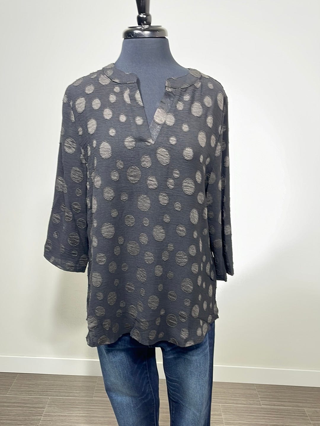 Black Dot Blouse