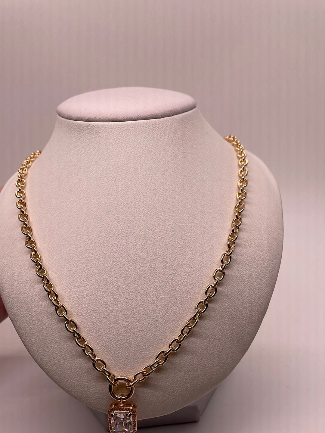 Gold Stone Necklace