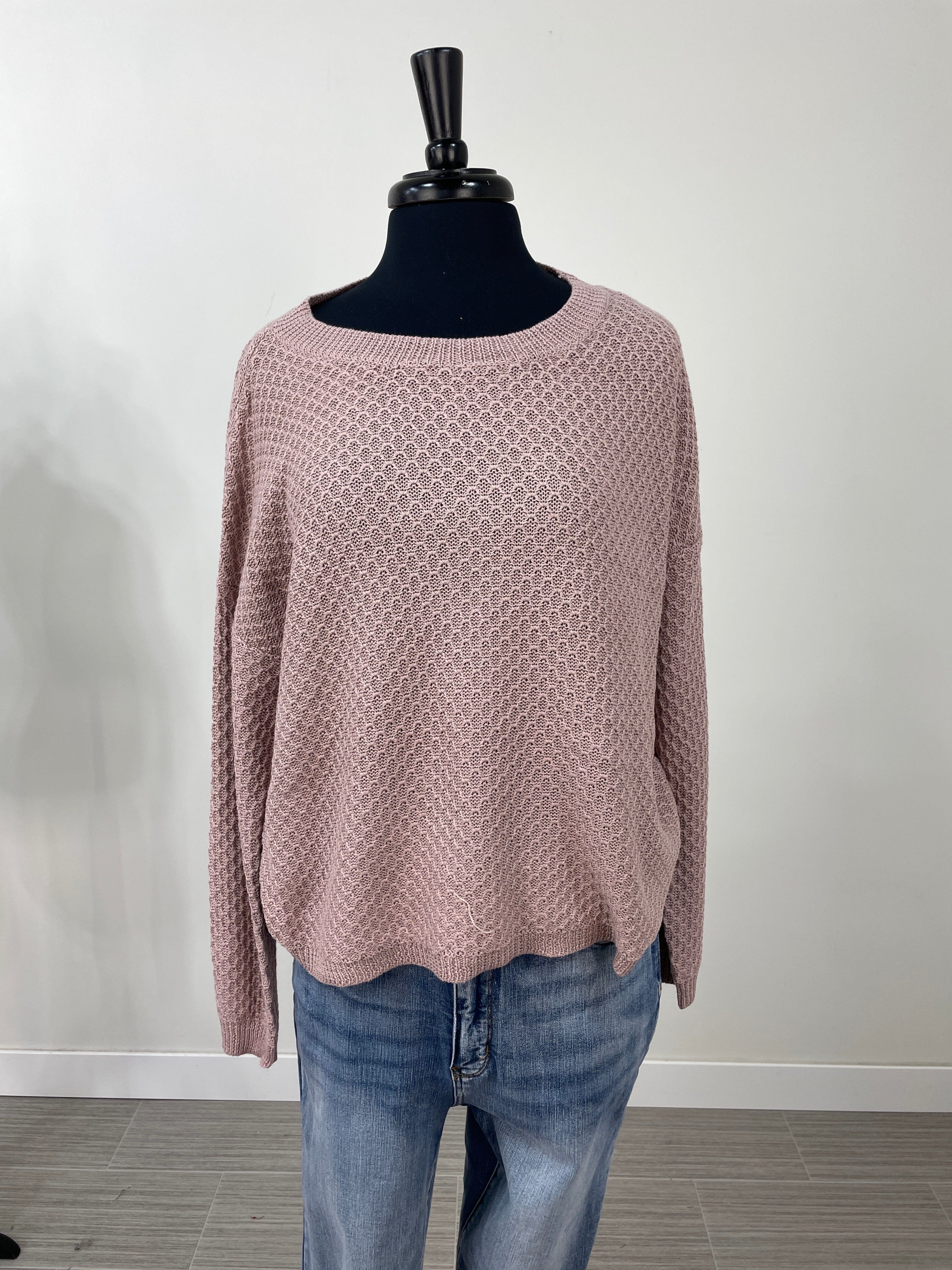 Light Mocha Loose Fit Sweater