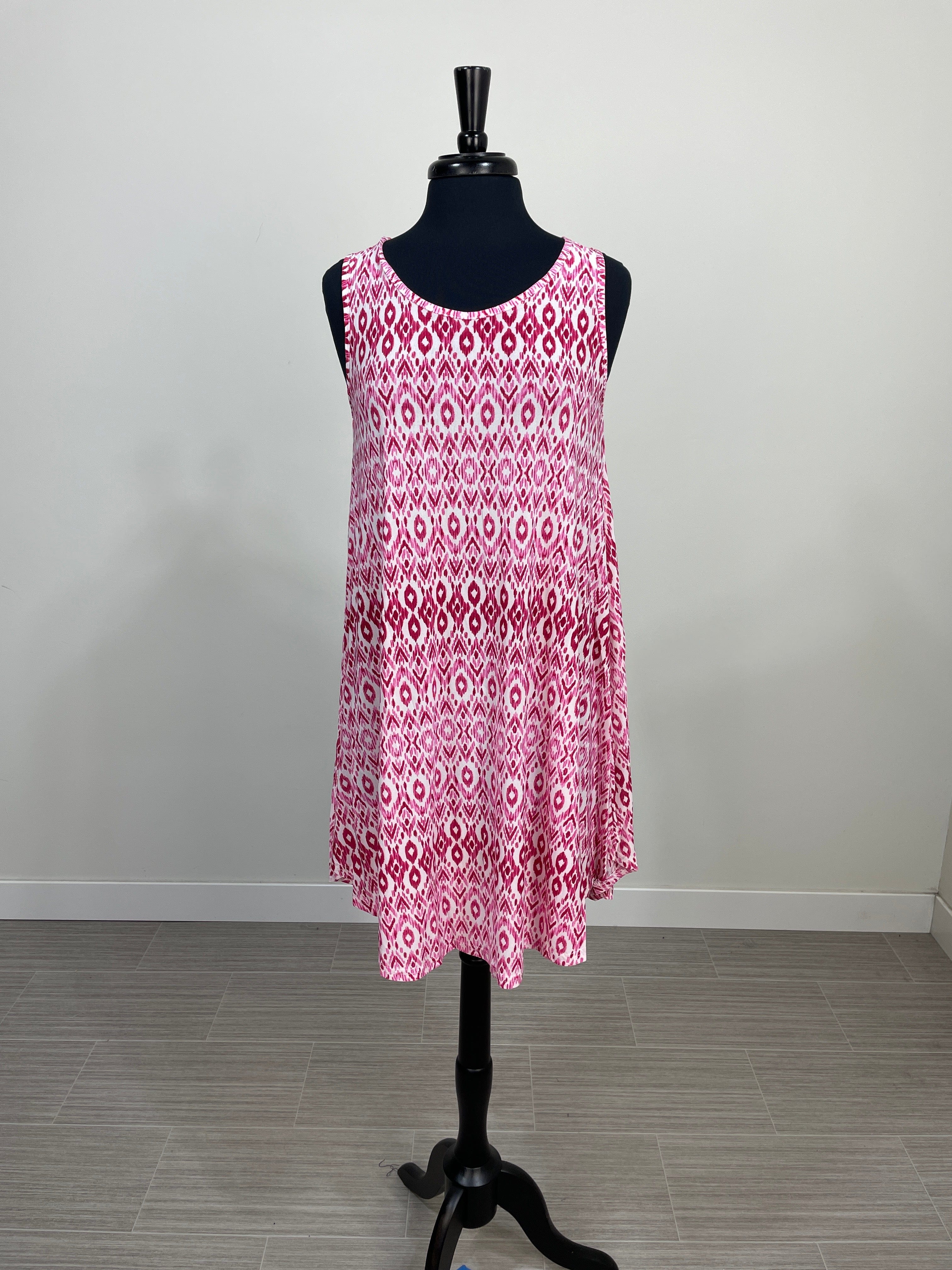 Red Diamond Coverup Dress