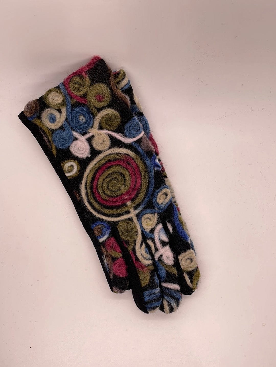 Blue & Olive Swirl Glove