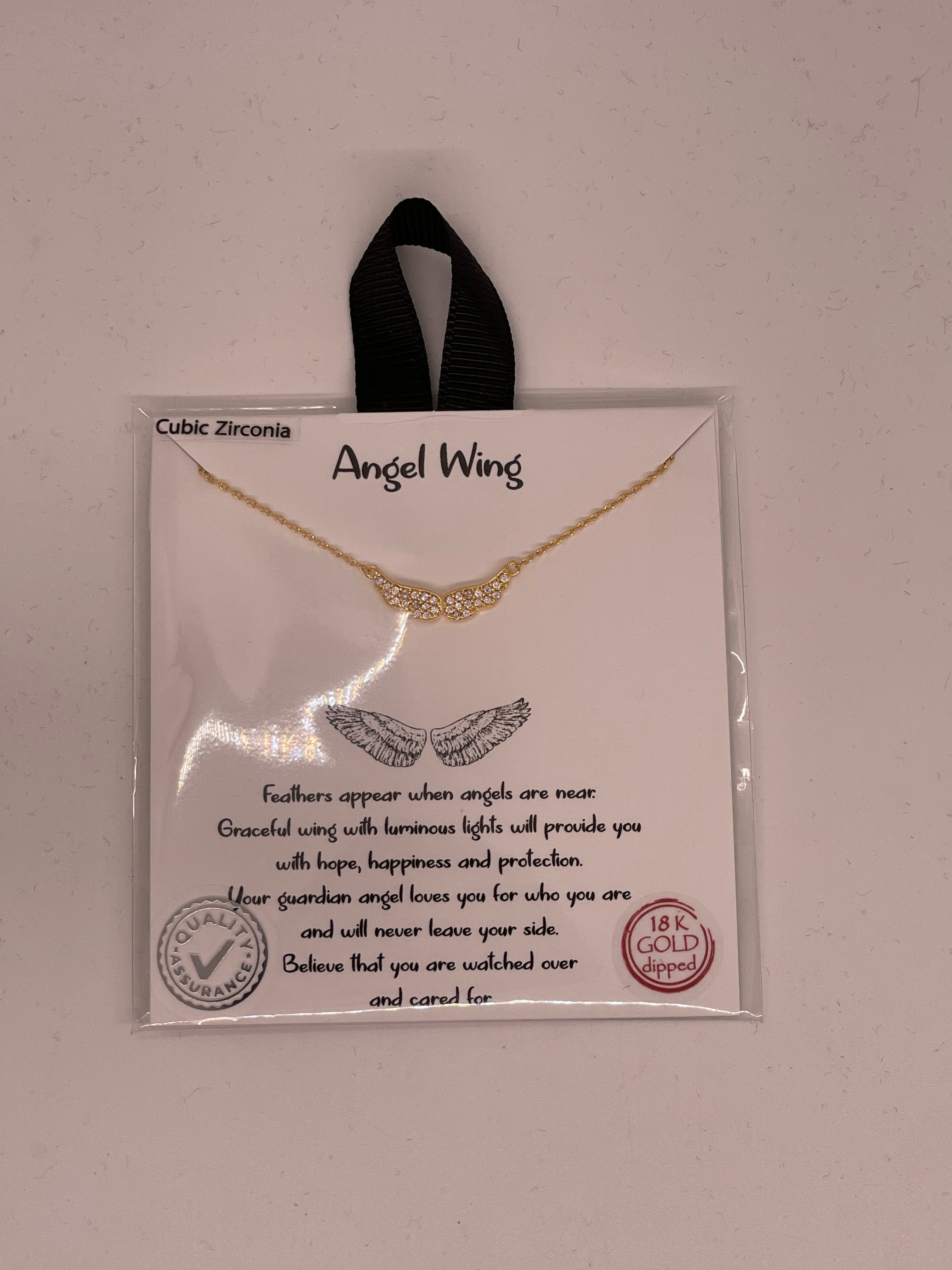 Angel Wing Necklace - Gold