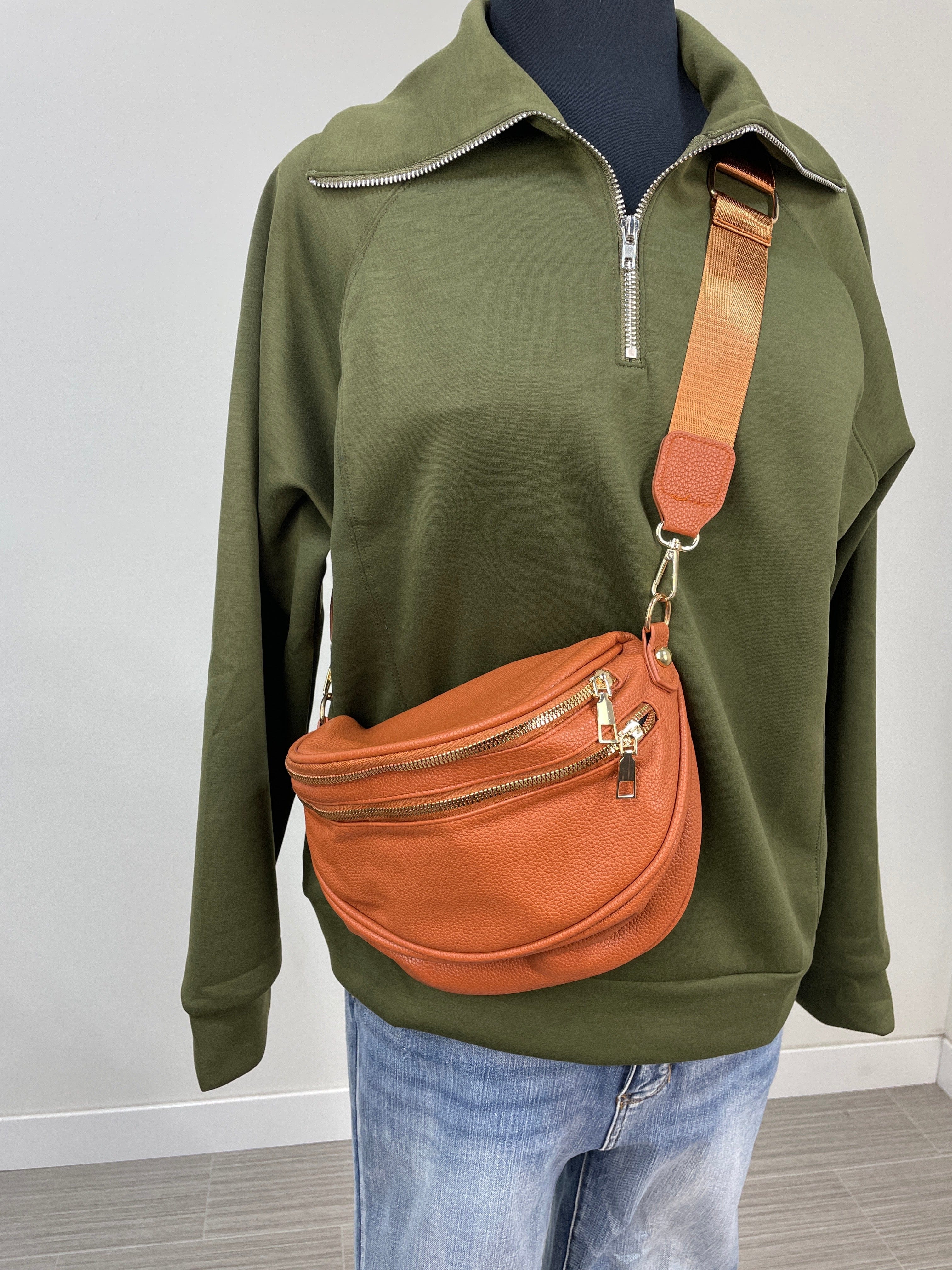 Camel Crossbody Bag