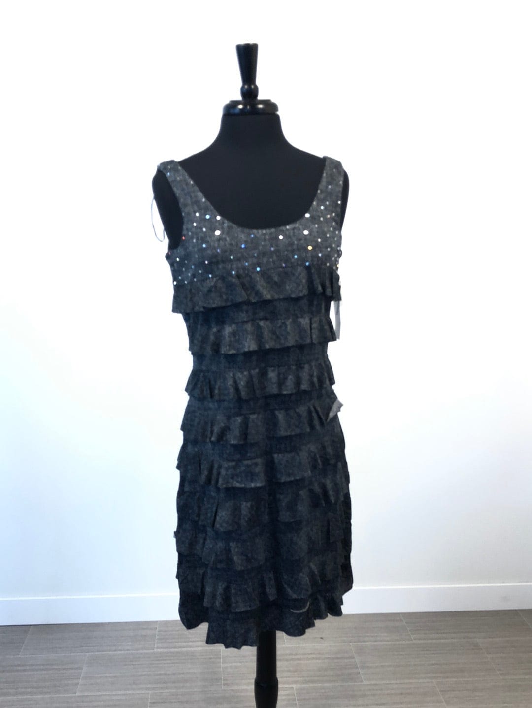 Swarovski Ruffle Dress