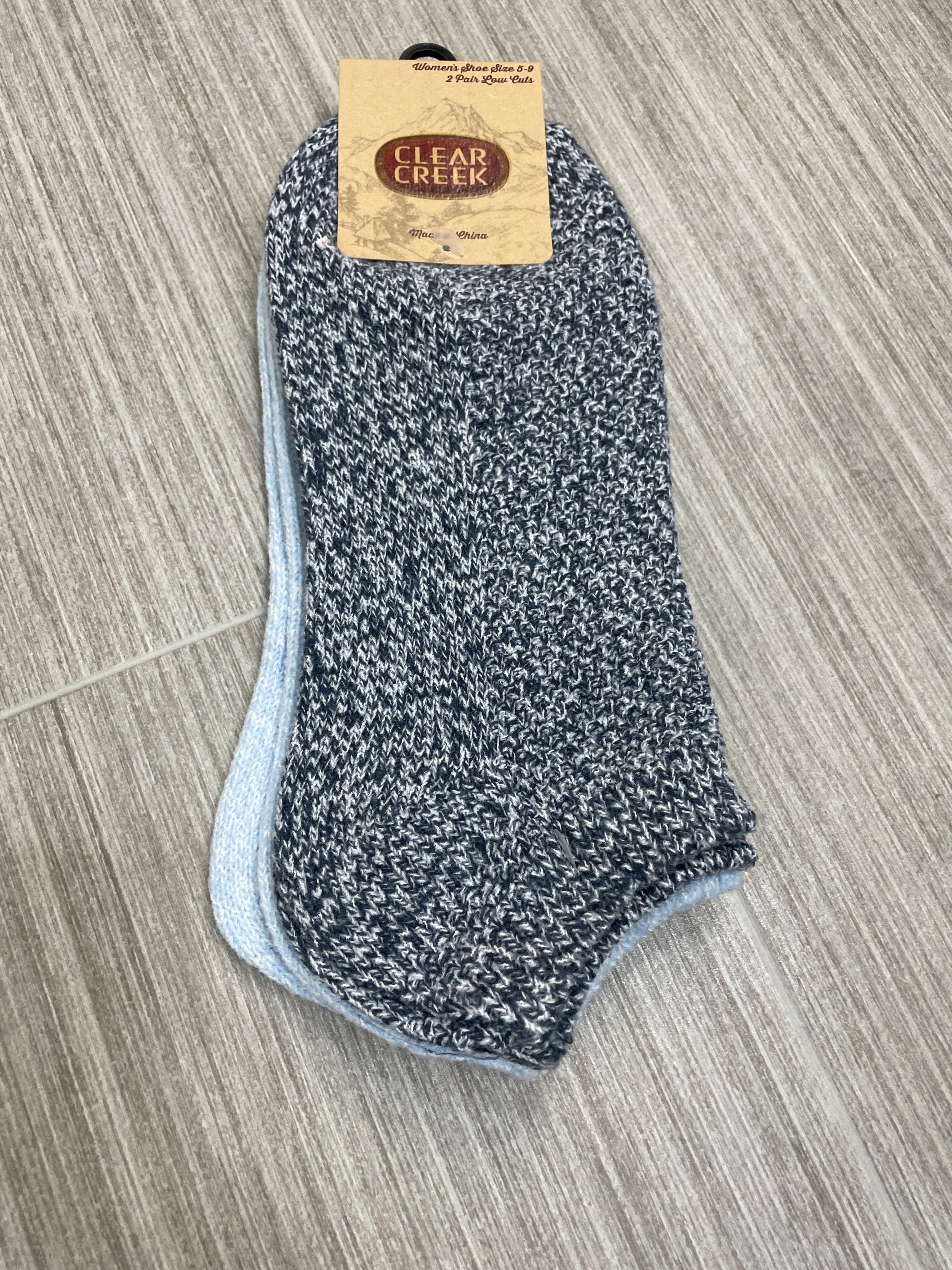 CC Navy & Blue Women's 2pk Marled Socks