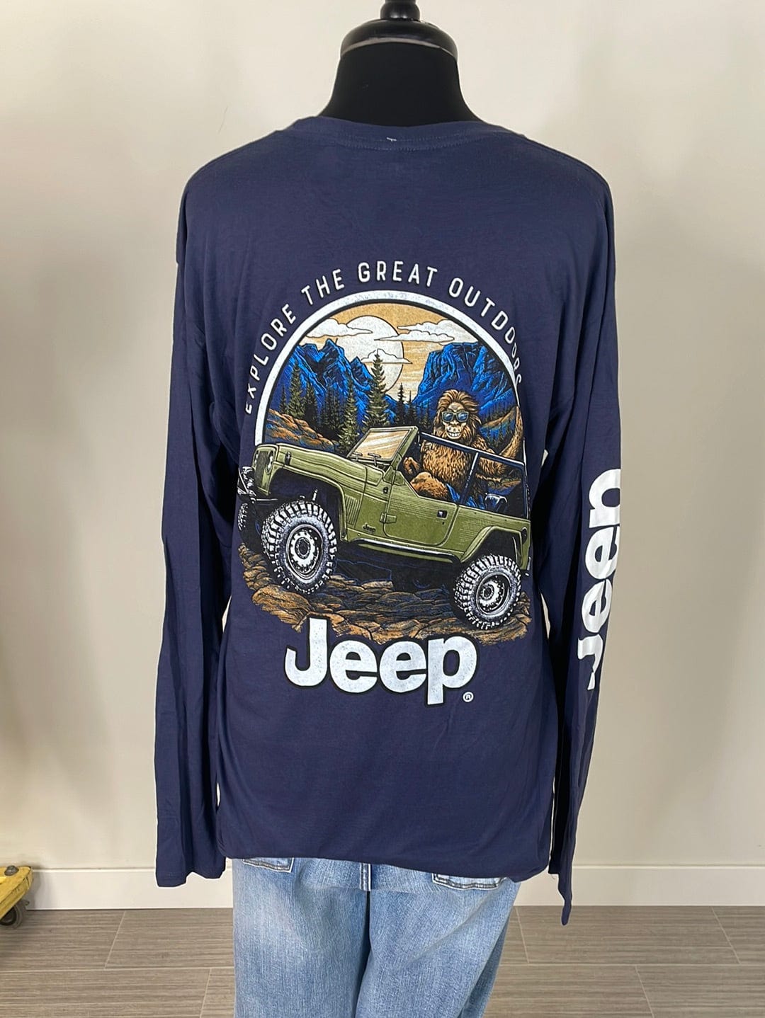 Jeep Sasquatch Long Sleeve T-Shirt