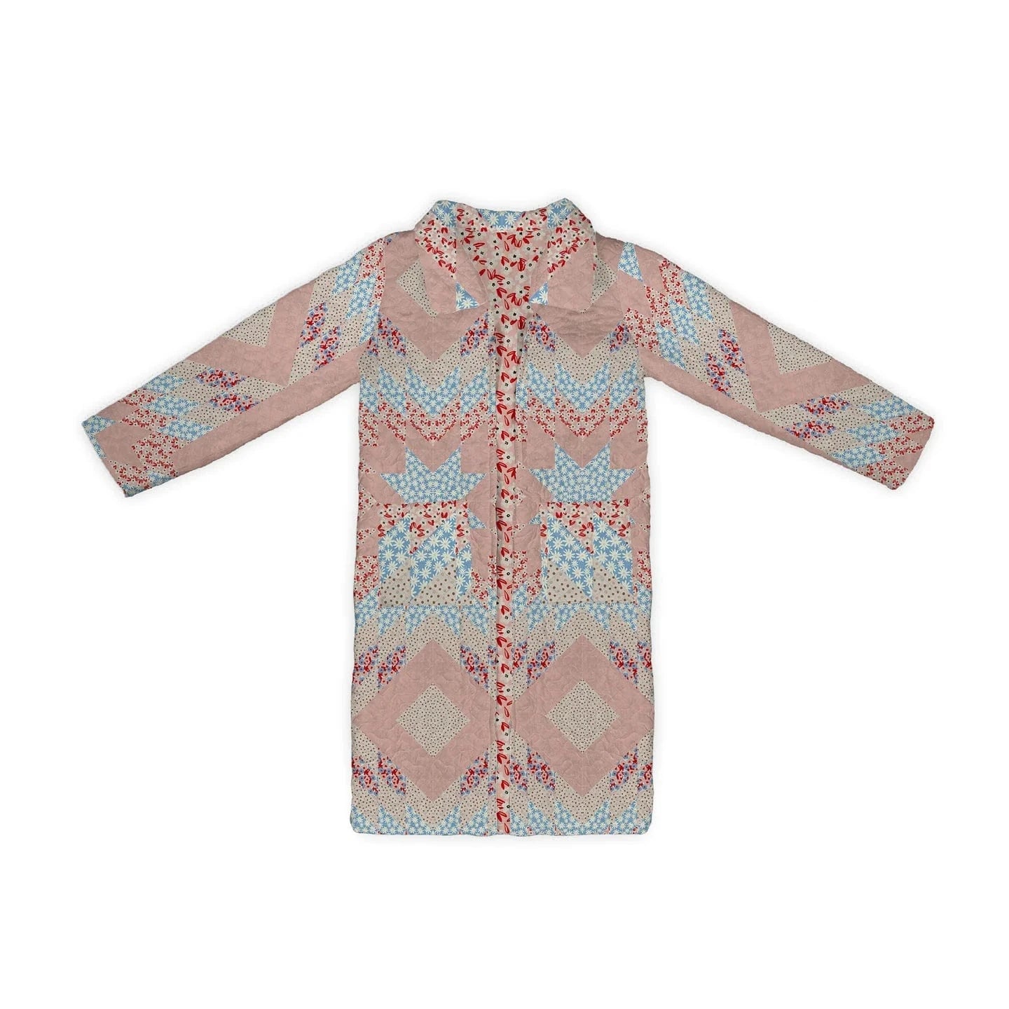 Adeline Patchwork Rose Quilted Duster