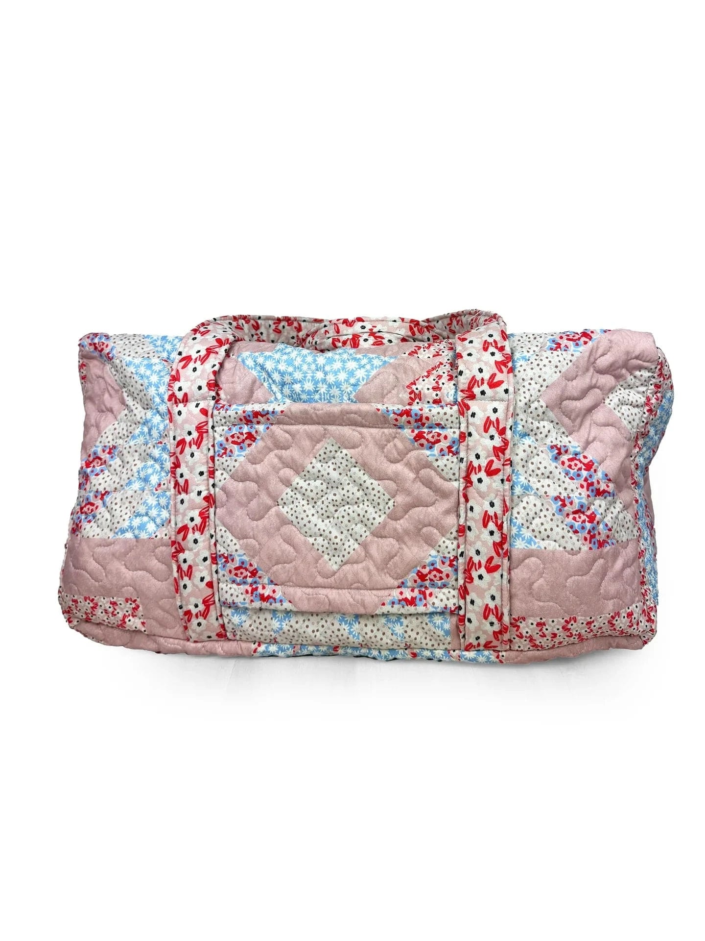 Adeline Patchwork Rose Quilted Duffle Bag