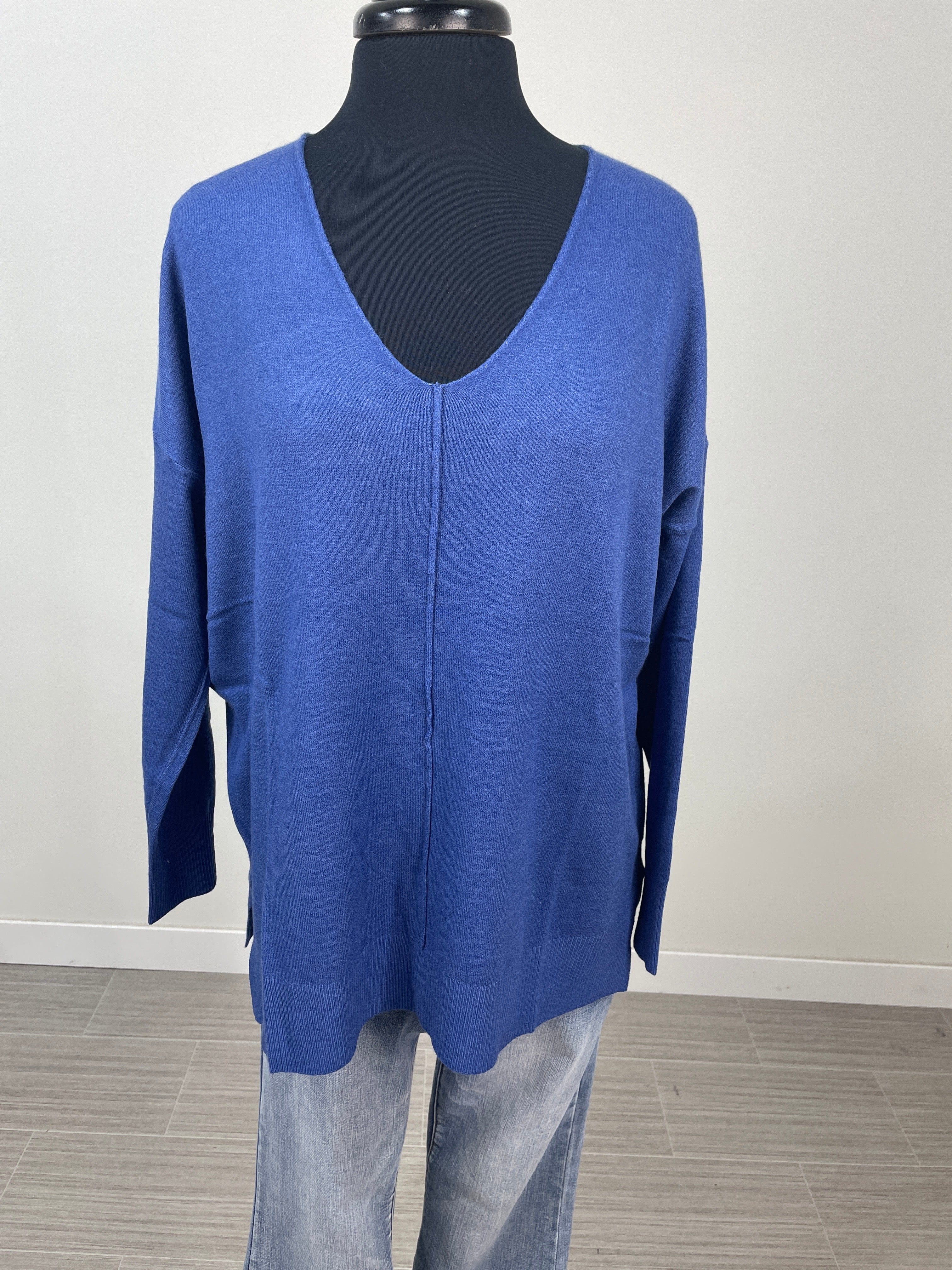 Heathered Marlin Soft Butter Sweater