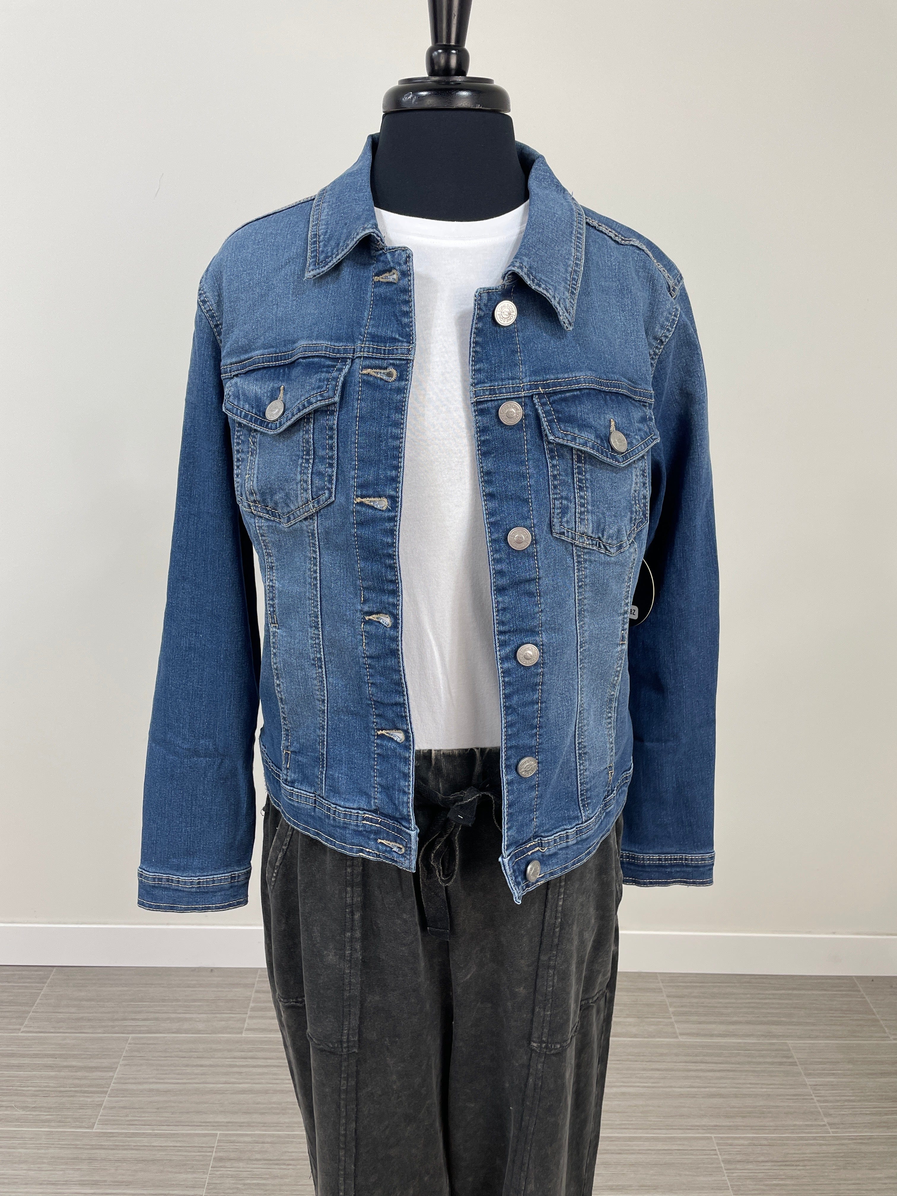 Medium Wash Denim Jean Jacket