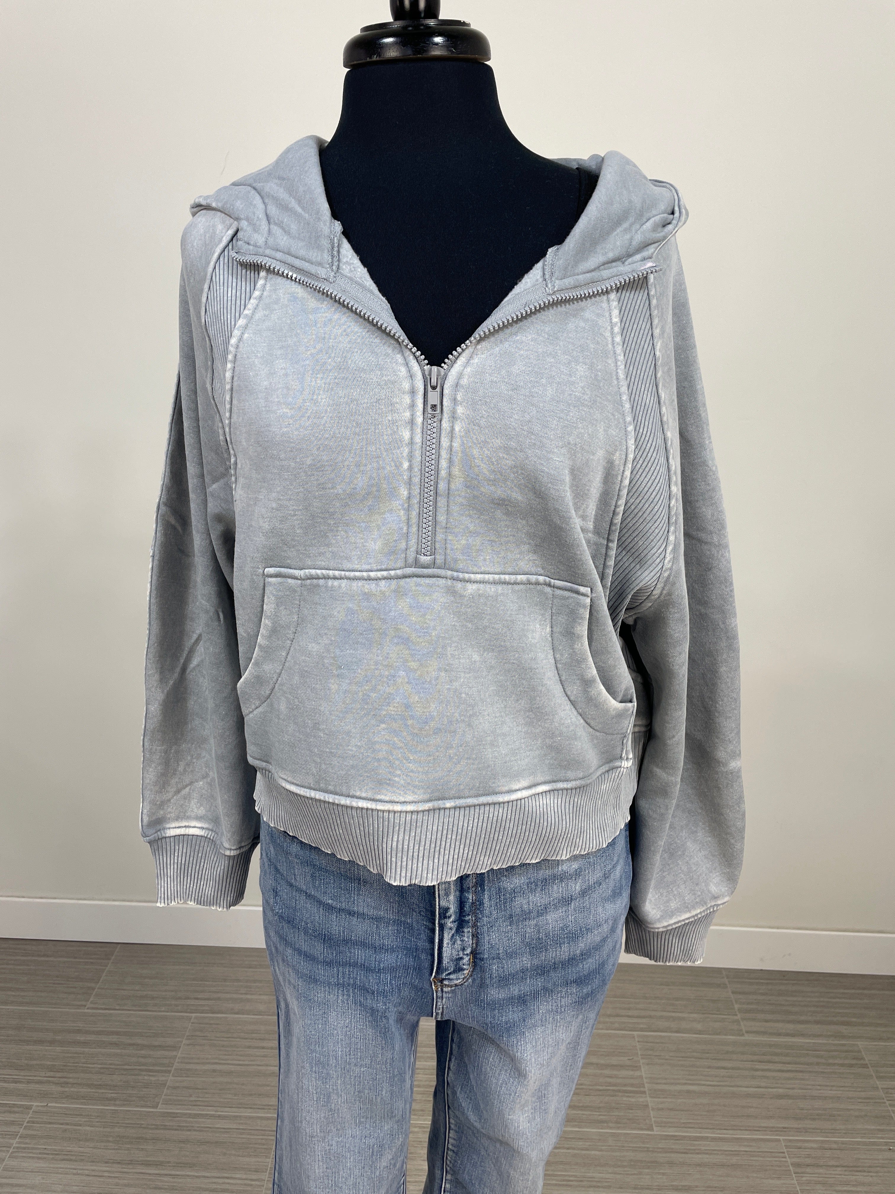 Sleet Mineral Wash Hoodie