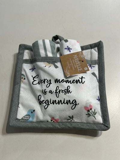 Spring 2pk Towel & Potholder Set