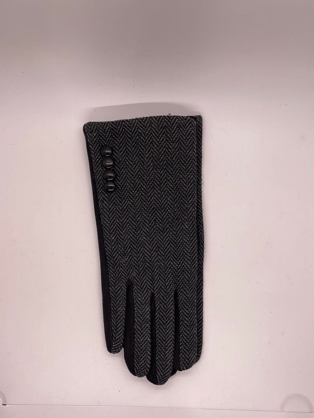 Black Houndstooth Glove