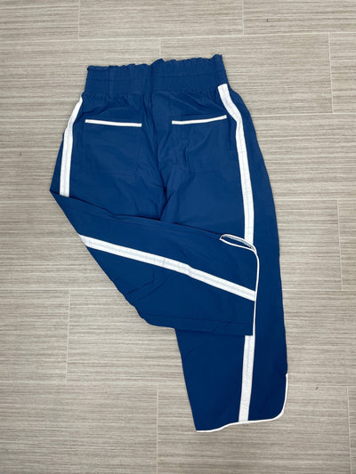 Navy with White Trim Detail Track Pant