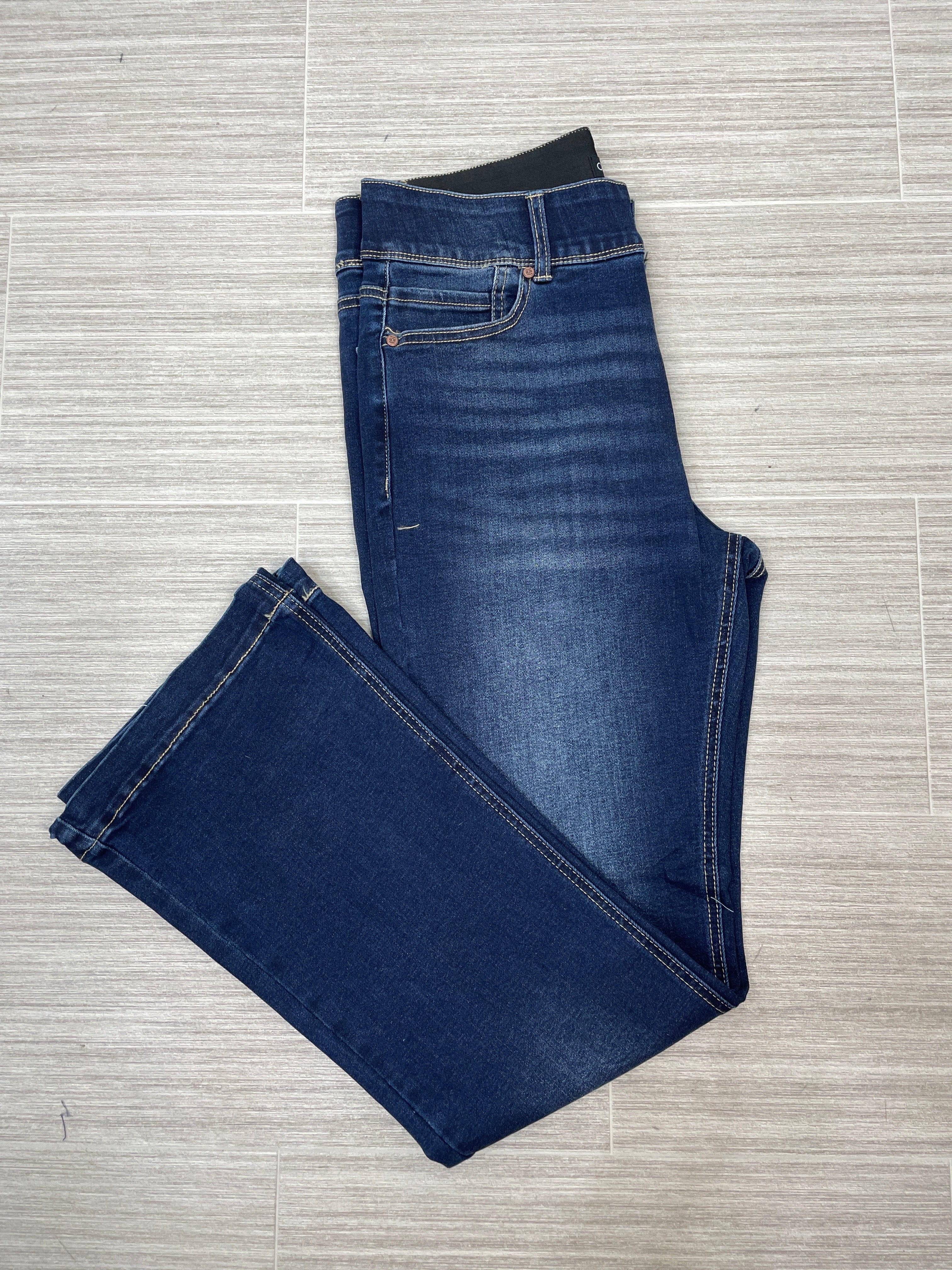 Dark Stonewash Tummy Control Bootcut Denim