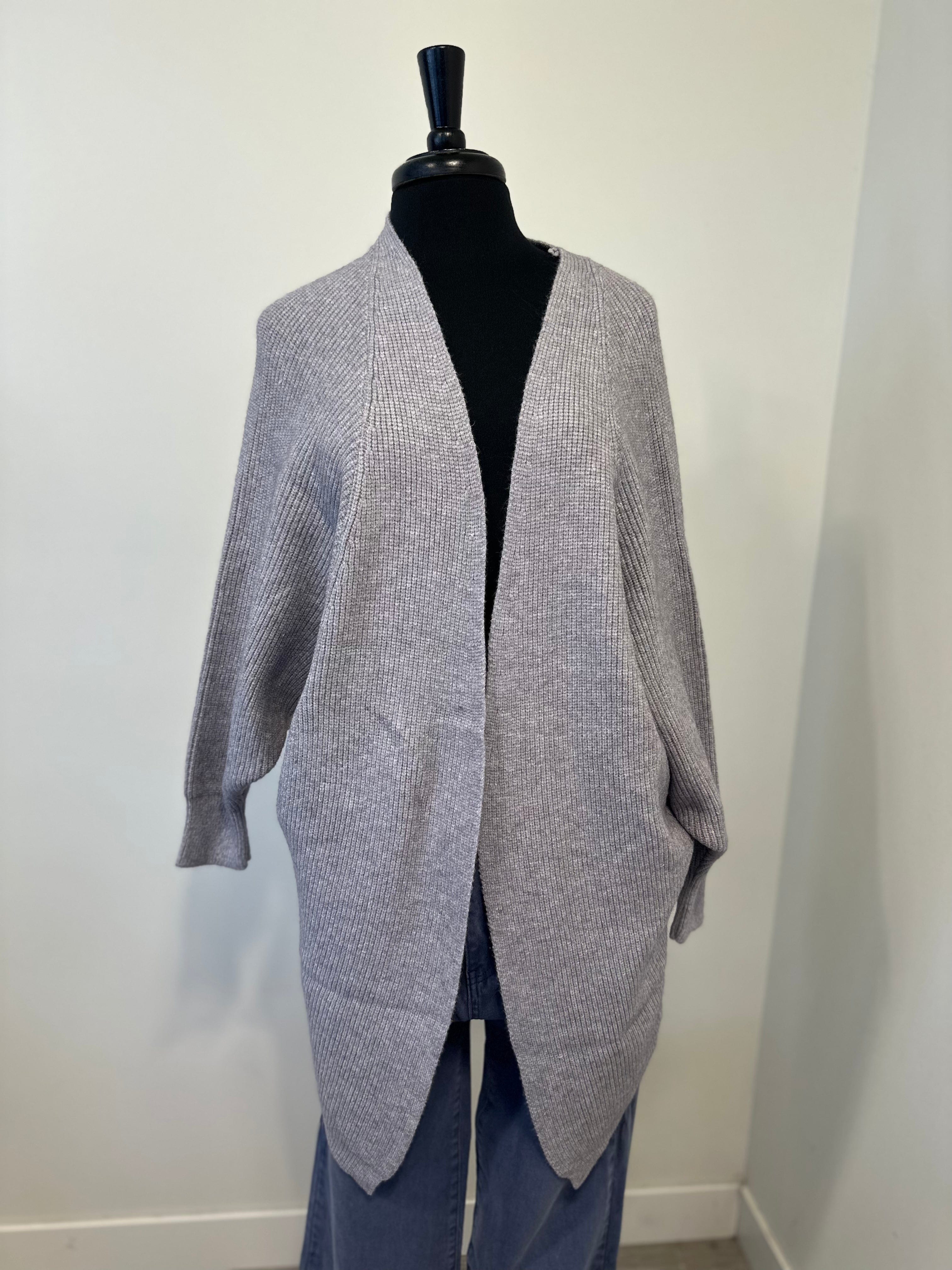 Softest Grey Cardigan with Pockets