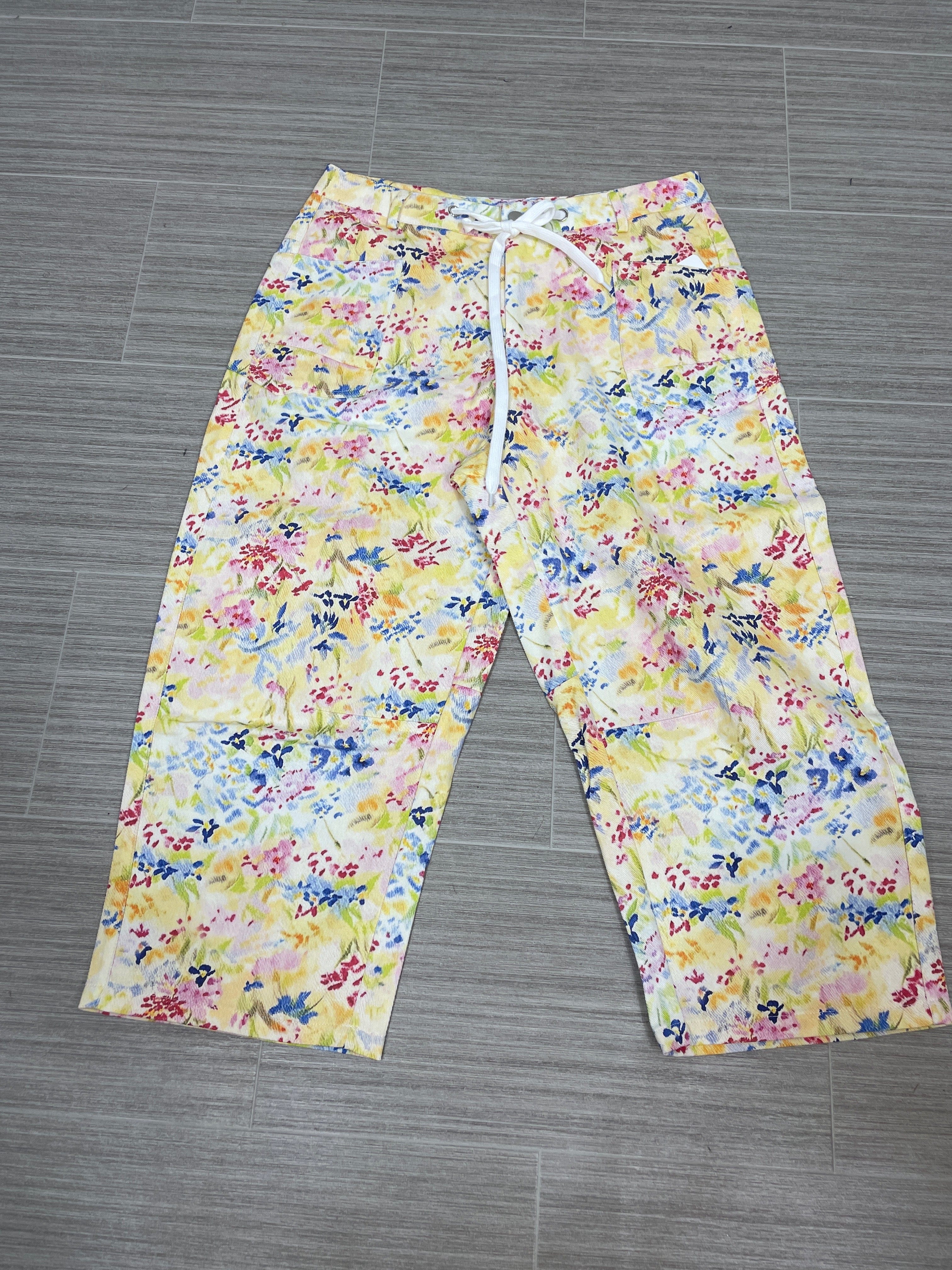 Floral Barrel Jeans