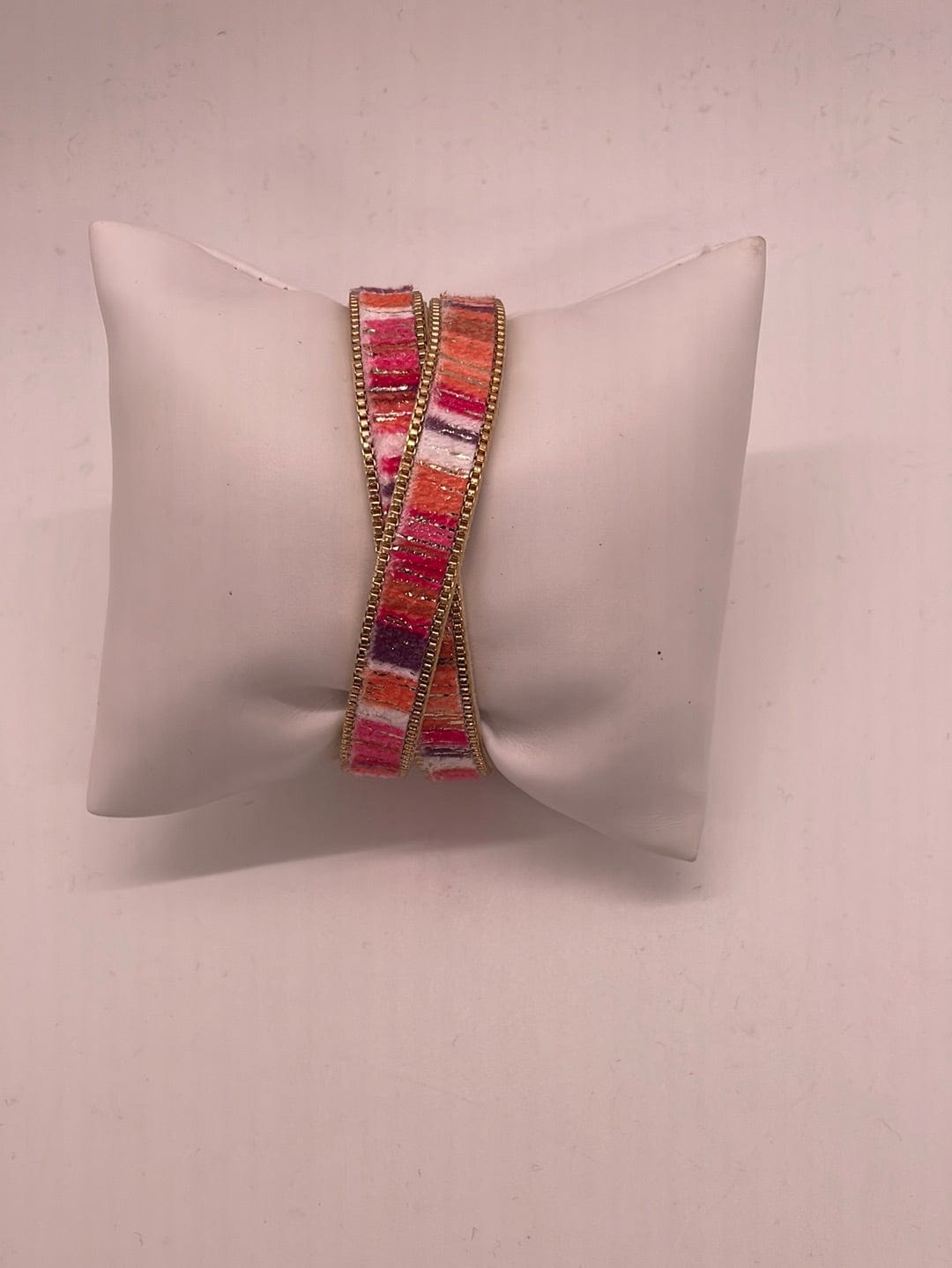 Pink Magnetic Closure Bracelet