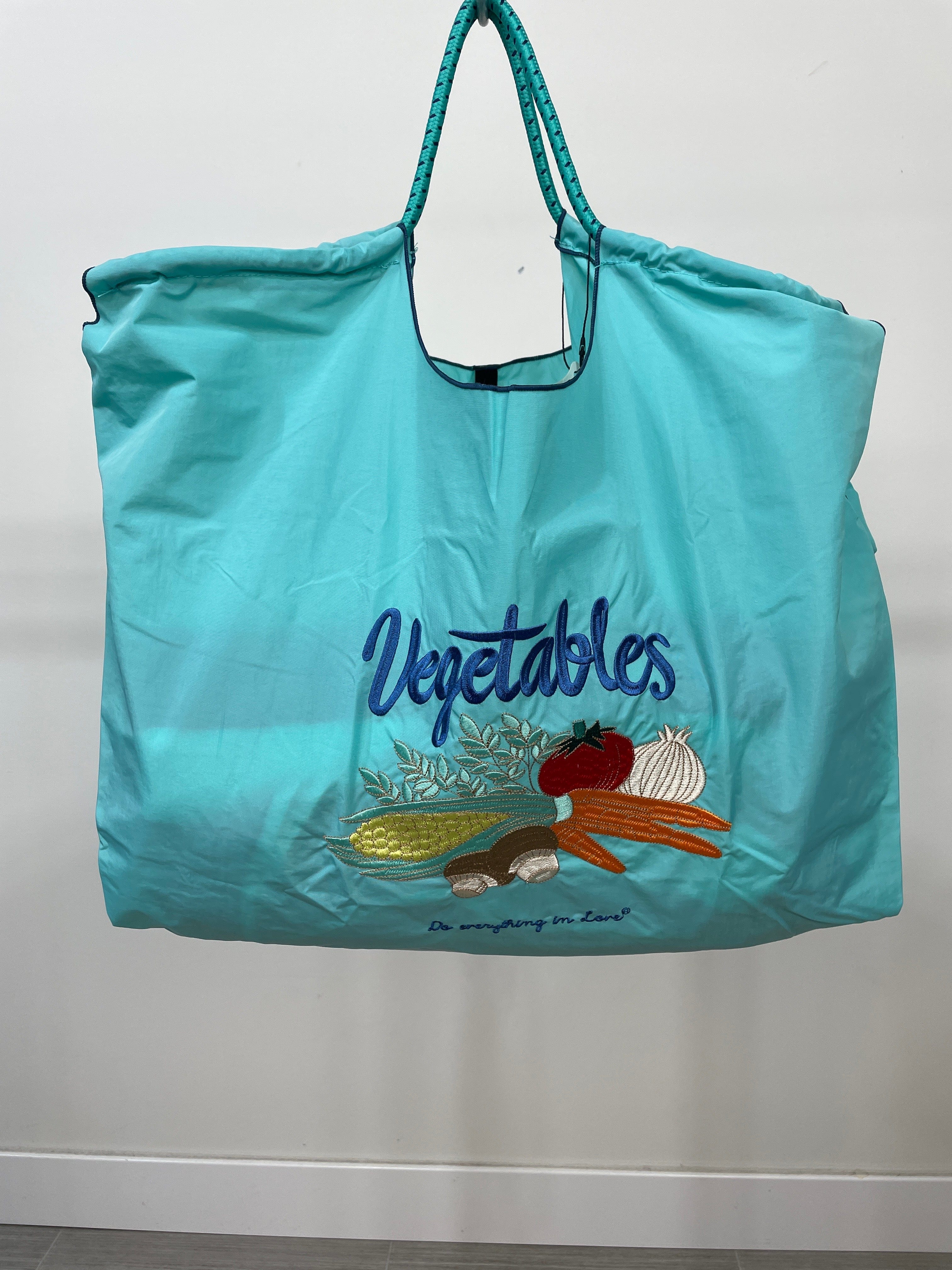 Mint Vegetable Rope Bag