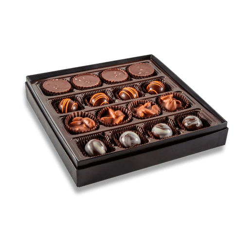 Bourbon Barrel Assorted Artisan Chocolates - 16 pc Box