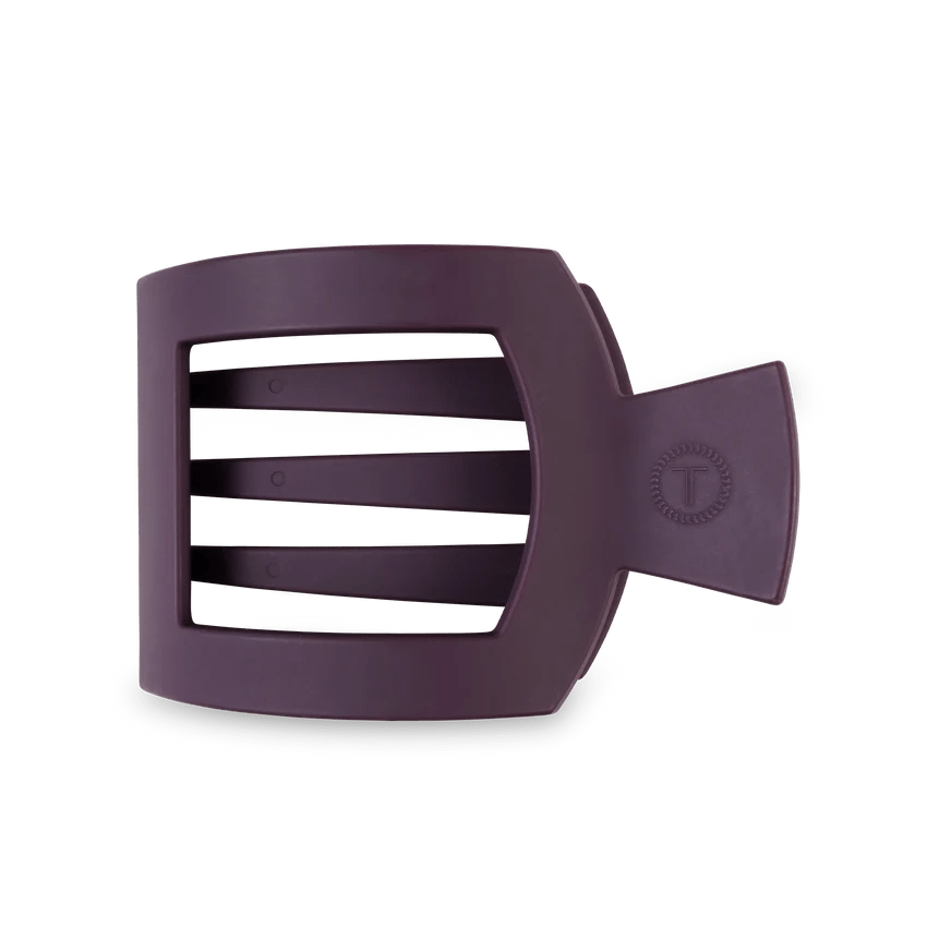 Burgundy Bliss Large Flat Square Clip