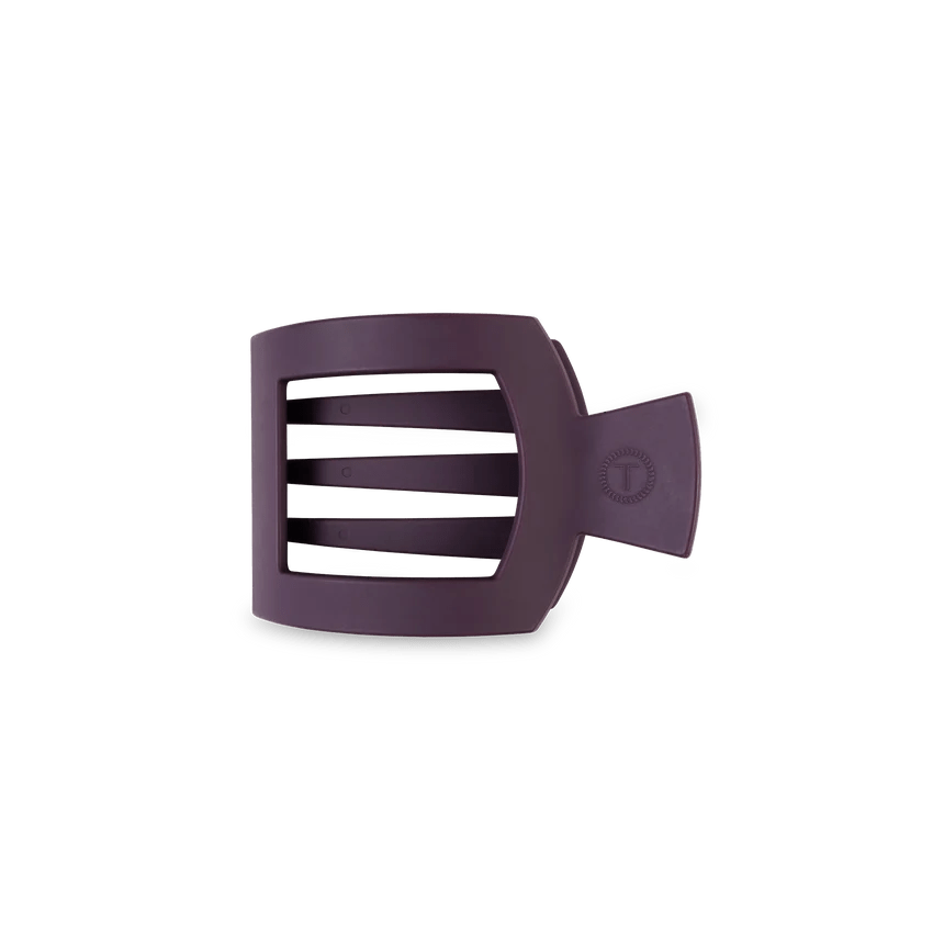 Burgundy Bliss Small Flat Square Clip