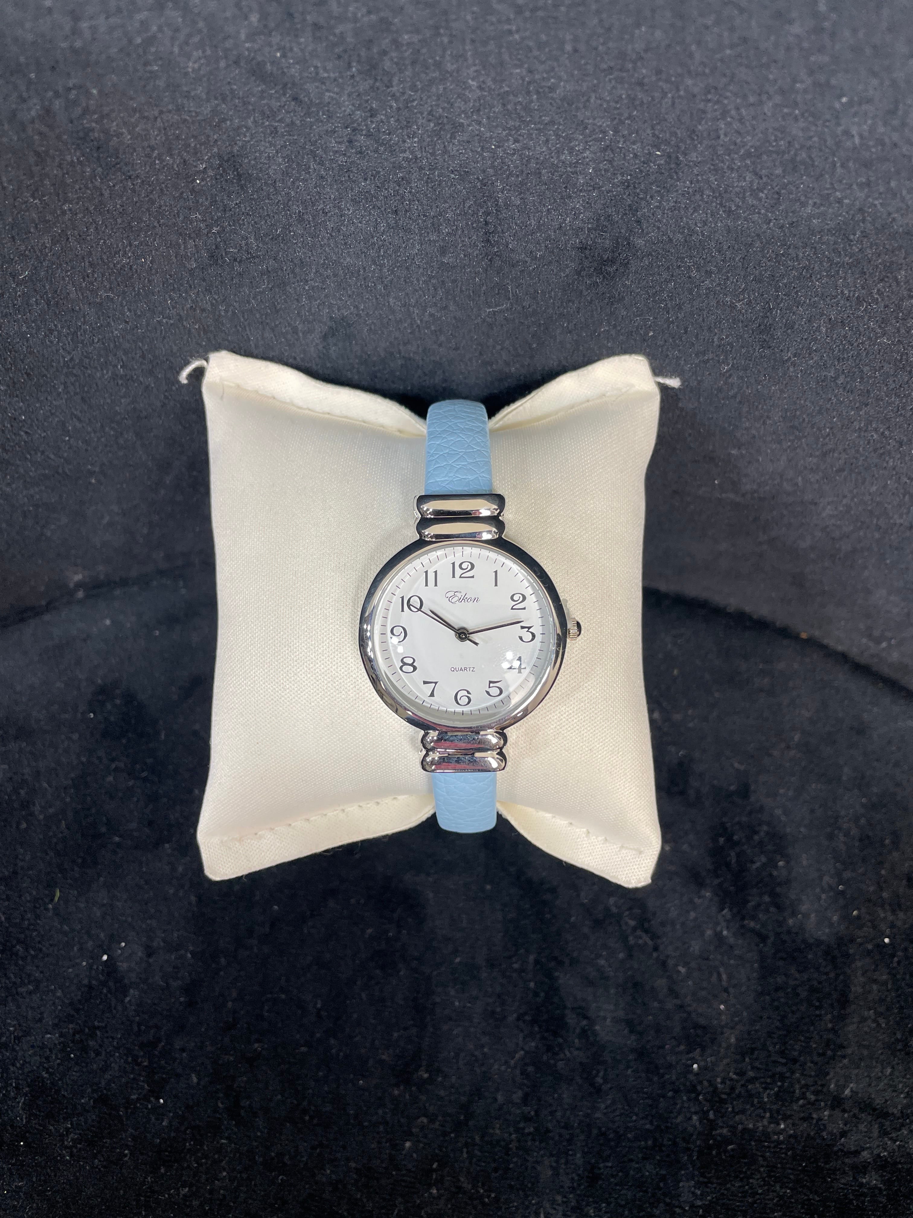 Light Blue Bangle Watch