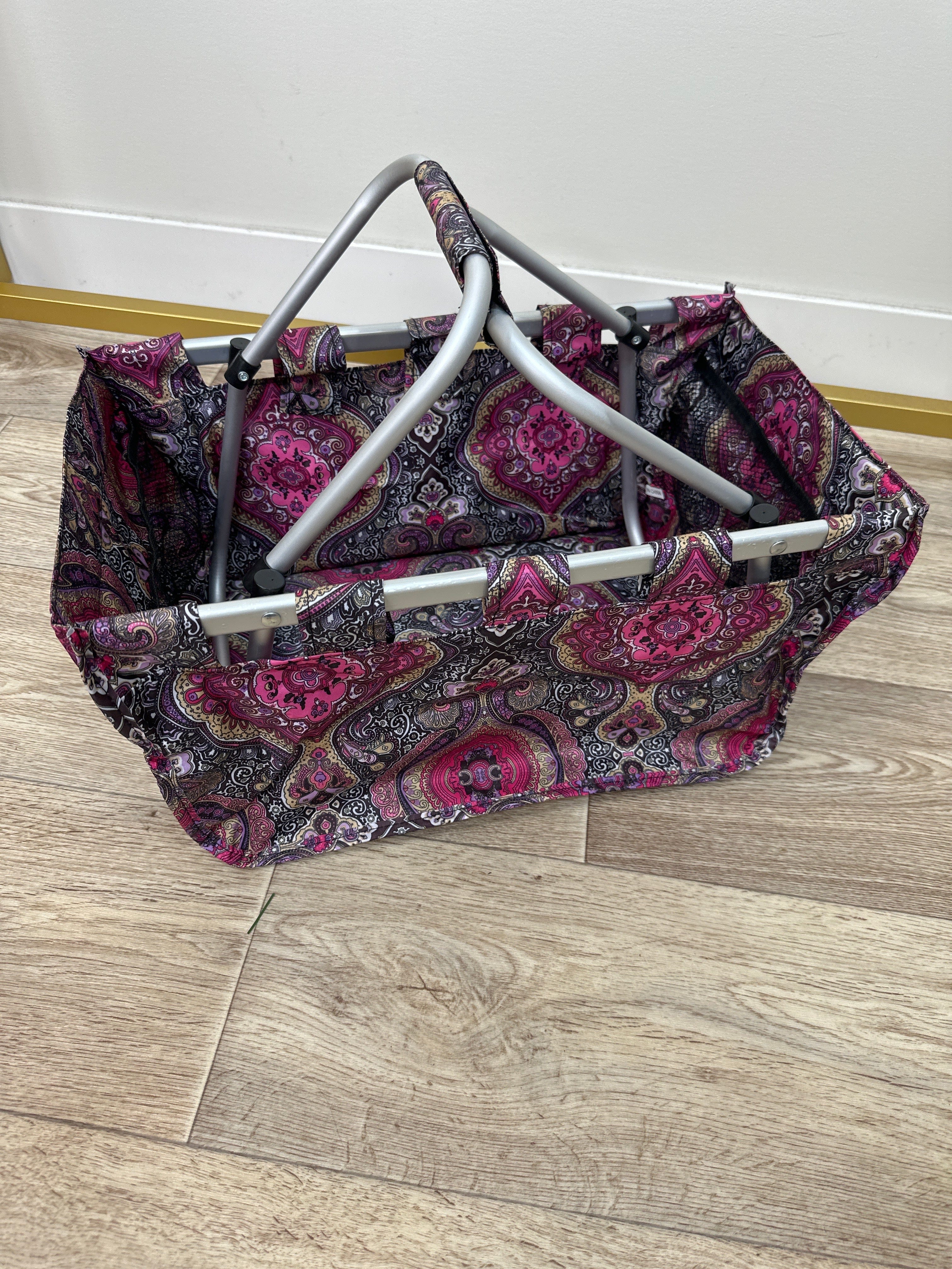 Pink Paisley Market Tote