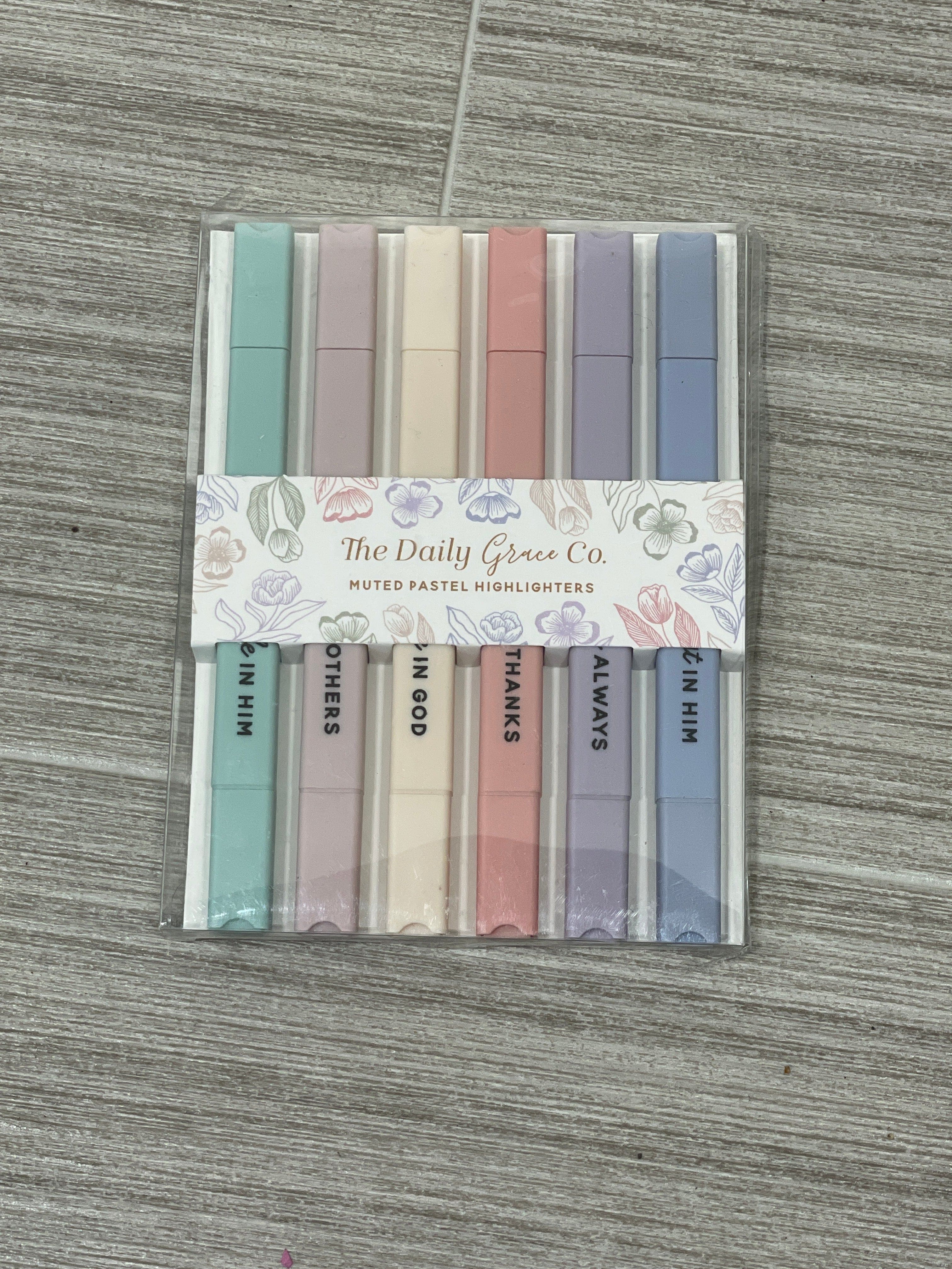 Muted Pastel Highlighters