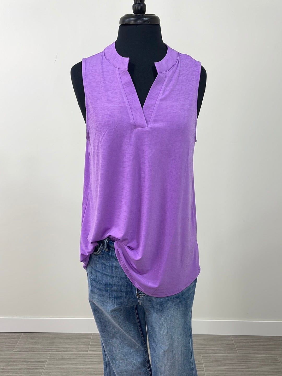 Lavender Solid Lizzy Tank