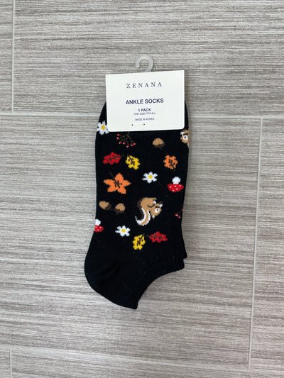 FREE WITH PURCHASES Squirrel Ankle Socks