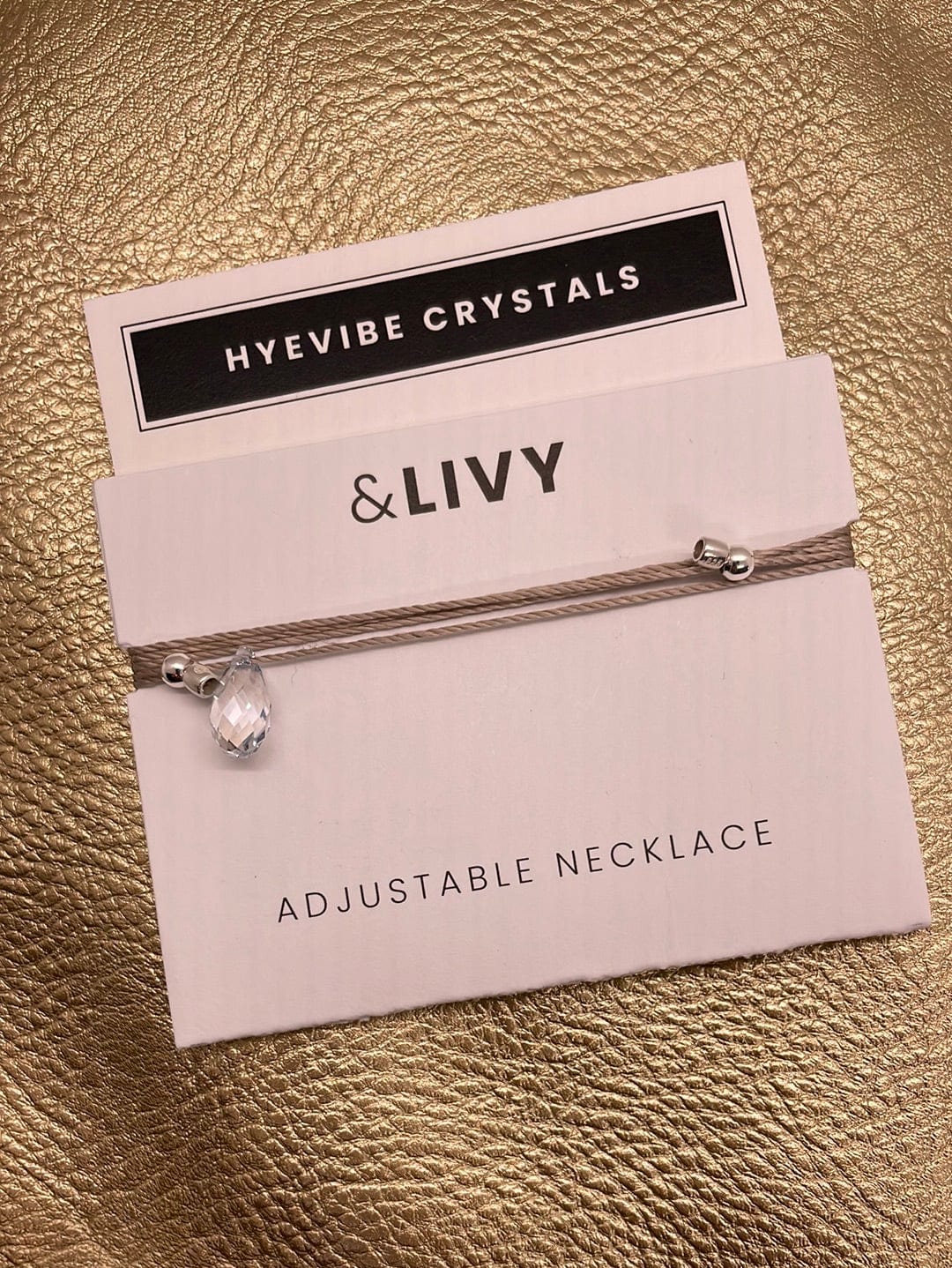 Hyevibe Crystal Slider - Blue Shade on Silver
